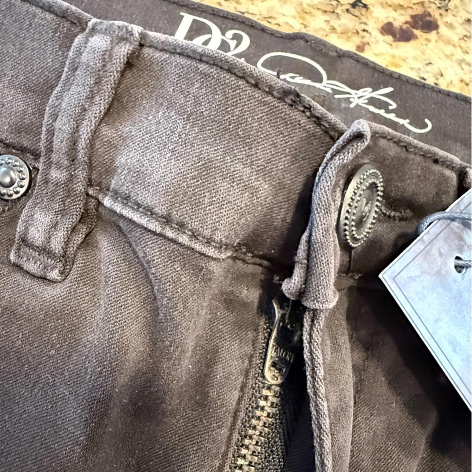 Other DG2 black denim jeans straight leg burnout wash SZ 2 Tall Size 26" / US 2 / IT 38 - 4 Thumbnail