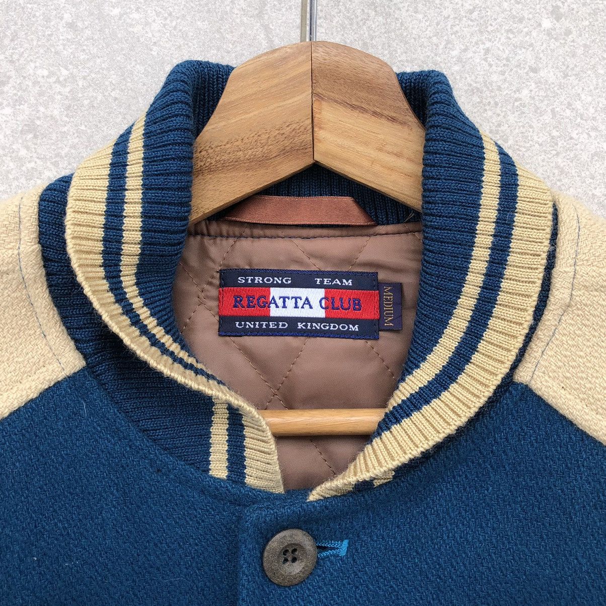 Vintage Vintage REGATTA Club Wool Varsity Jacket Size US M / EU 48-50 / 2 - 17 Thumbnail