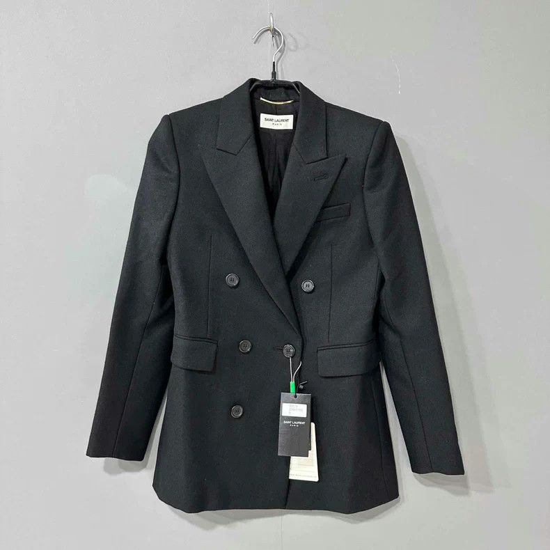 Saint Laurent Paris Saint Laurent Paris Black Blazer Size US XS / EU 42 / 0 - 1 Thumbnail