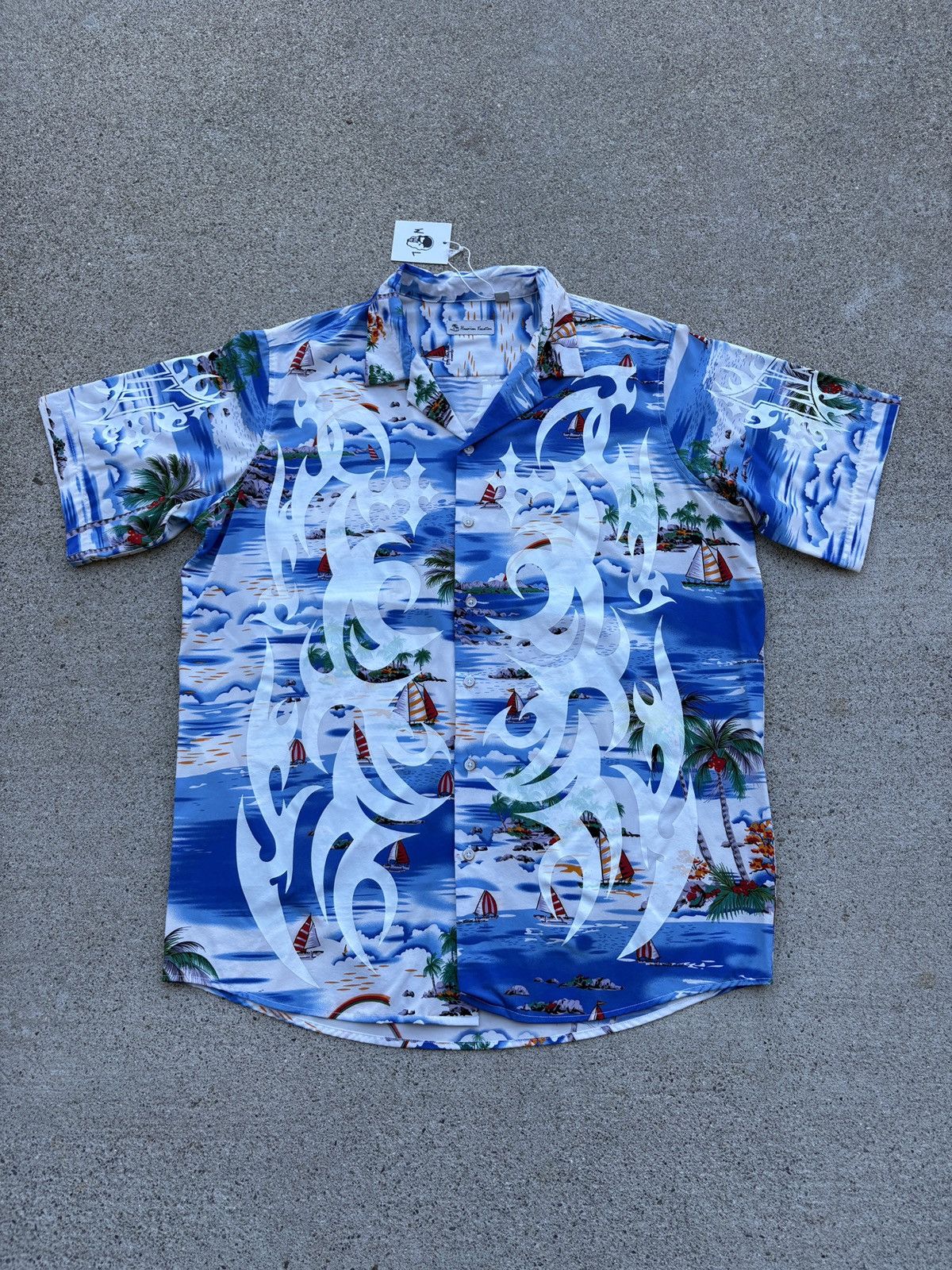 Warren Lotas 2024 Warren Lotas “Mirror Muscle Mafia” Button-Up Size L Size US L / EU 52-54 / 3 - 1 Thumbnail