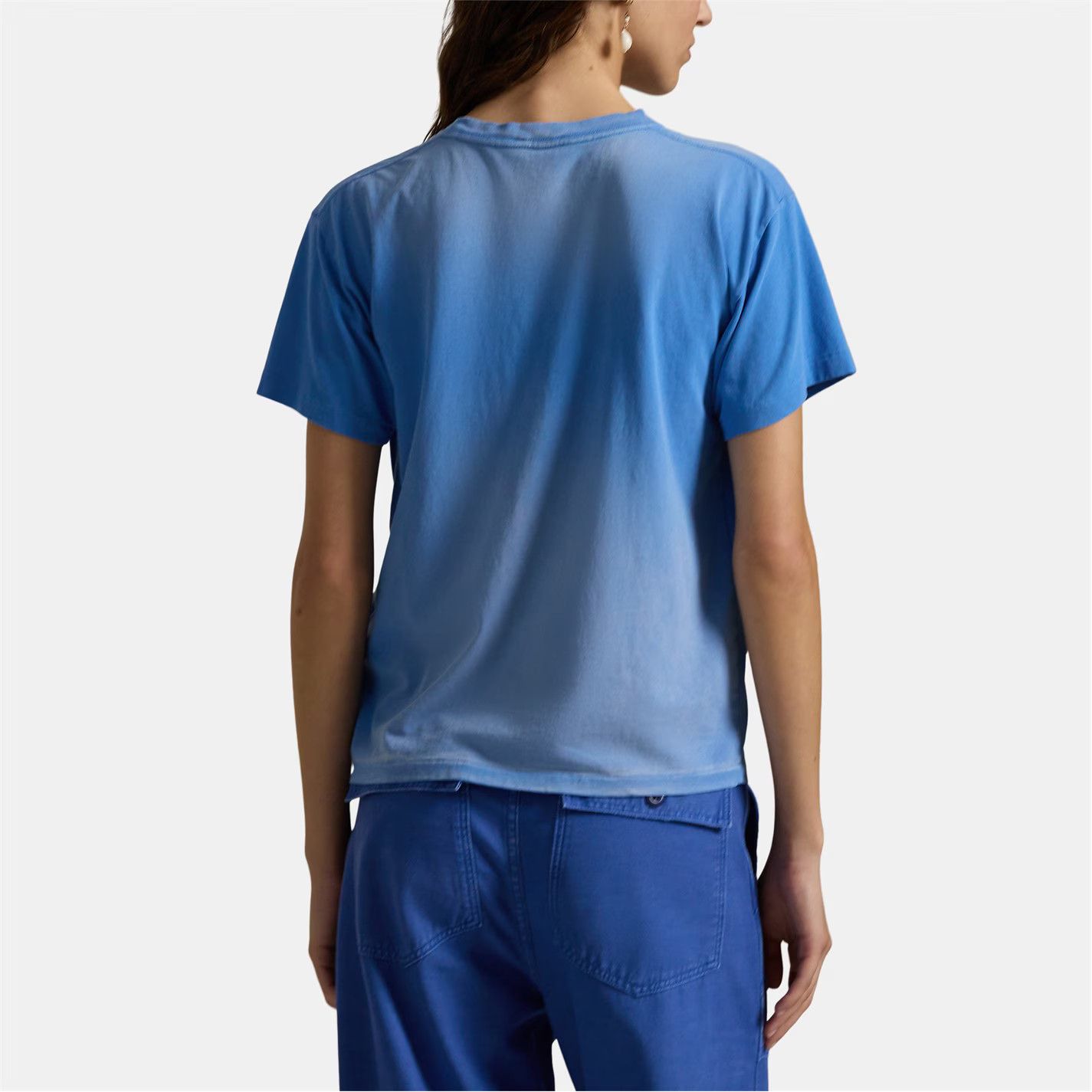 Polo Ralph Lauren o1g2r1mq1025 Varsity T-Shirt in Blue Size M / US 6-8 / IT 42-44 - 3 Thumbnail