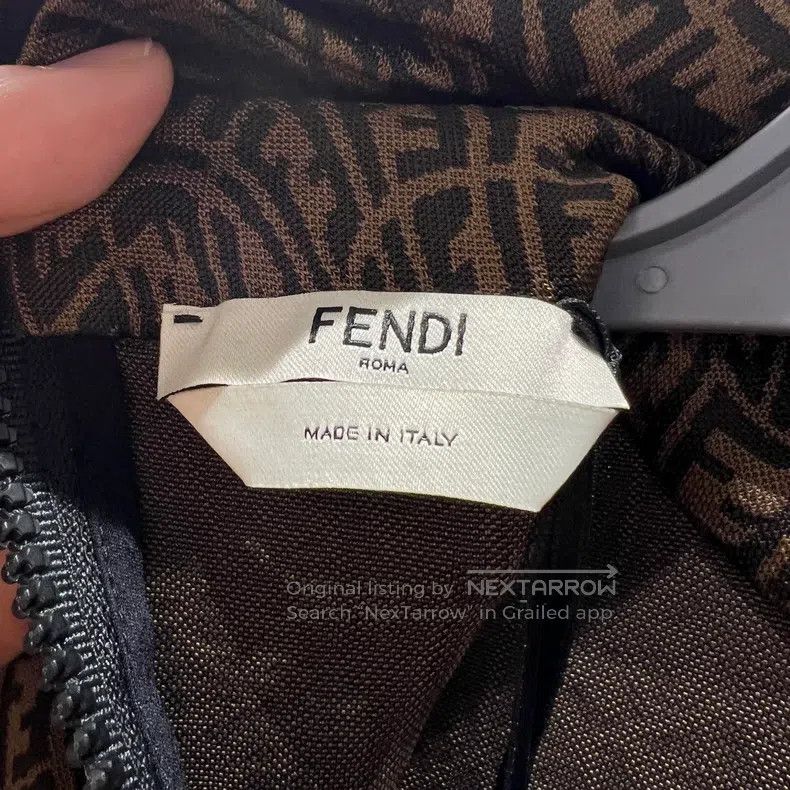 Fendi Fendi Printed Double F Old-Fashioned Short Sleeve Size XS / US 0-2 / IT 36-38 - 3 Thumbnail