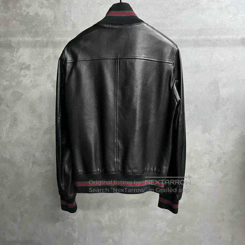 Gucci Gucci Black stitched striped zipper long-sleeved jacket Size US M / EU 48-50 / 2 - 5 Thumbnail