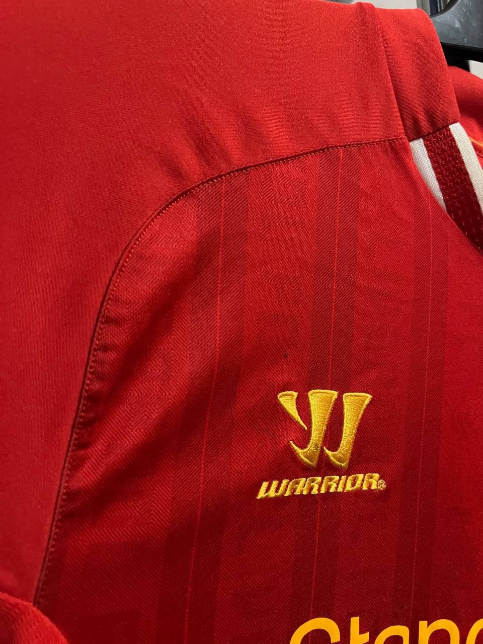 Warrior 2013/14 LIVERPOOL HOME SOCCER JERSEY FOOTBALL SHIRT L MENS Size US L / EU 52-54 / 3 - 7 Thumbnail