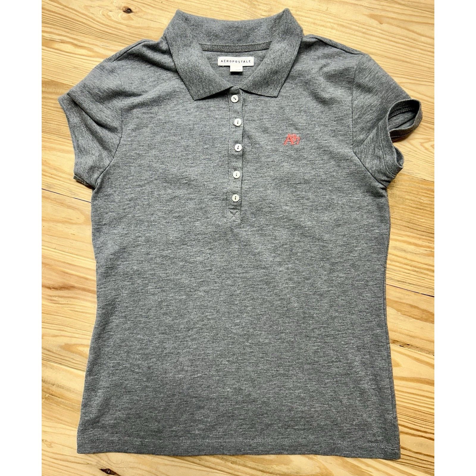 Aeropostale Aeropostale Tank Top Gray Junior Sz Large With Pink Size L / US 10 / IT 46 - 6 Thumbnail