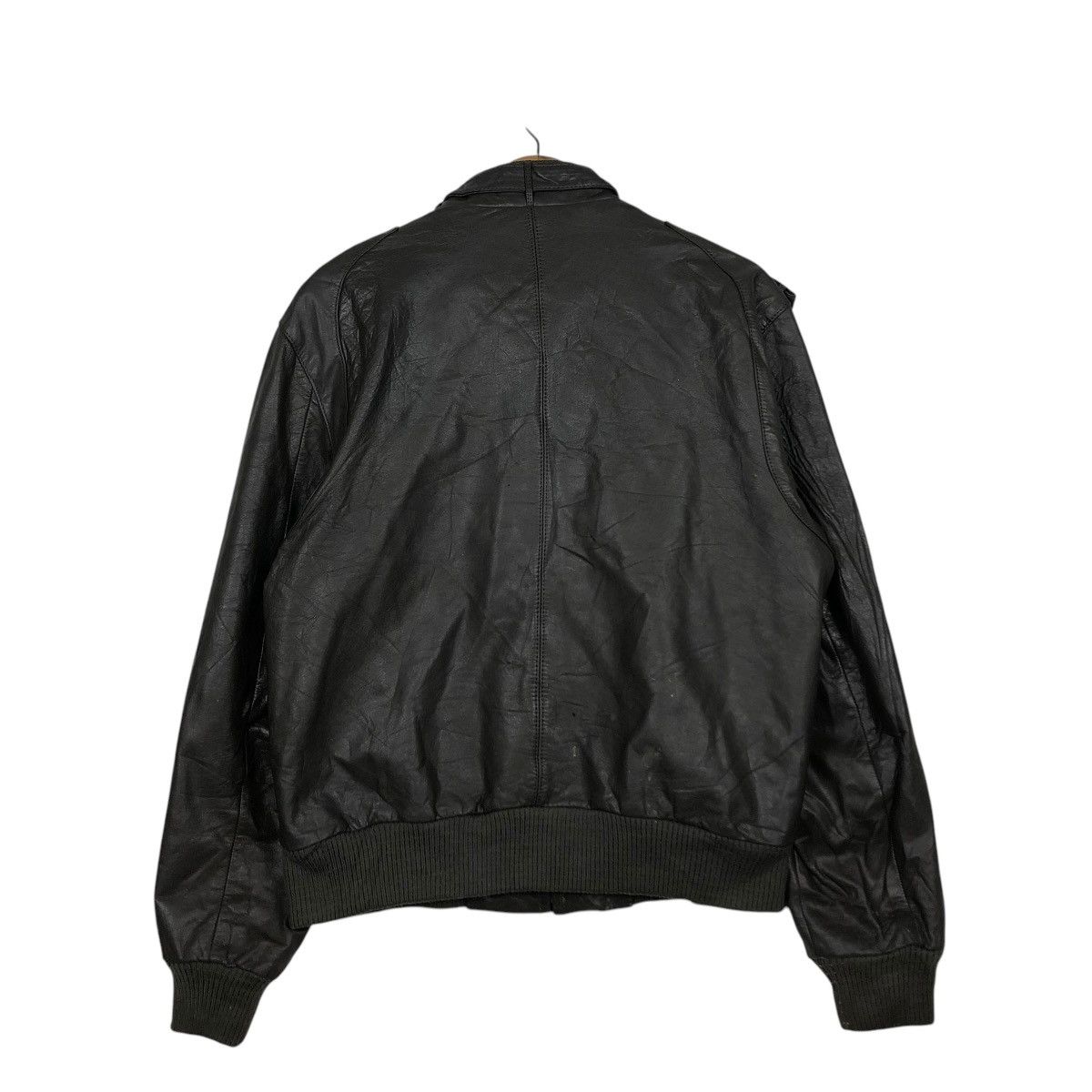 Japanese Brand 🔥VINTAGE BIKER LEATHER JACKET EUROPE CRAFT ISSEY MIYAKE Size US M / EU 48-50 / 2 - 10 Thumbnail