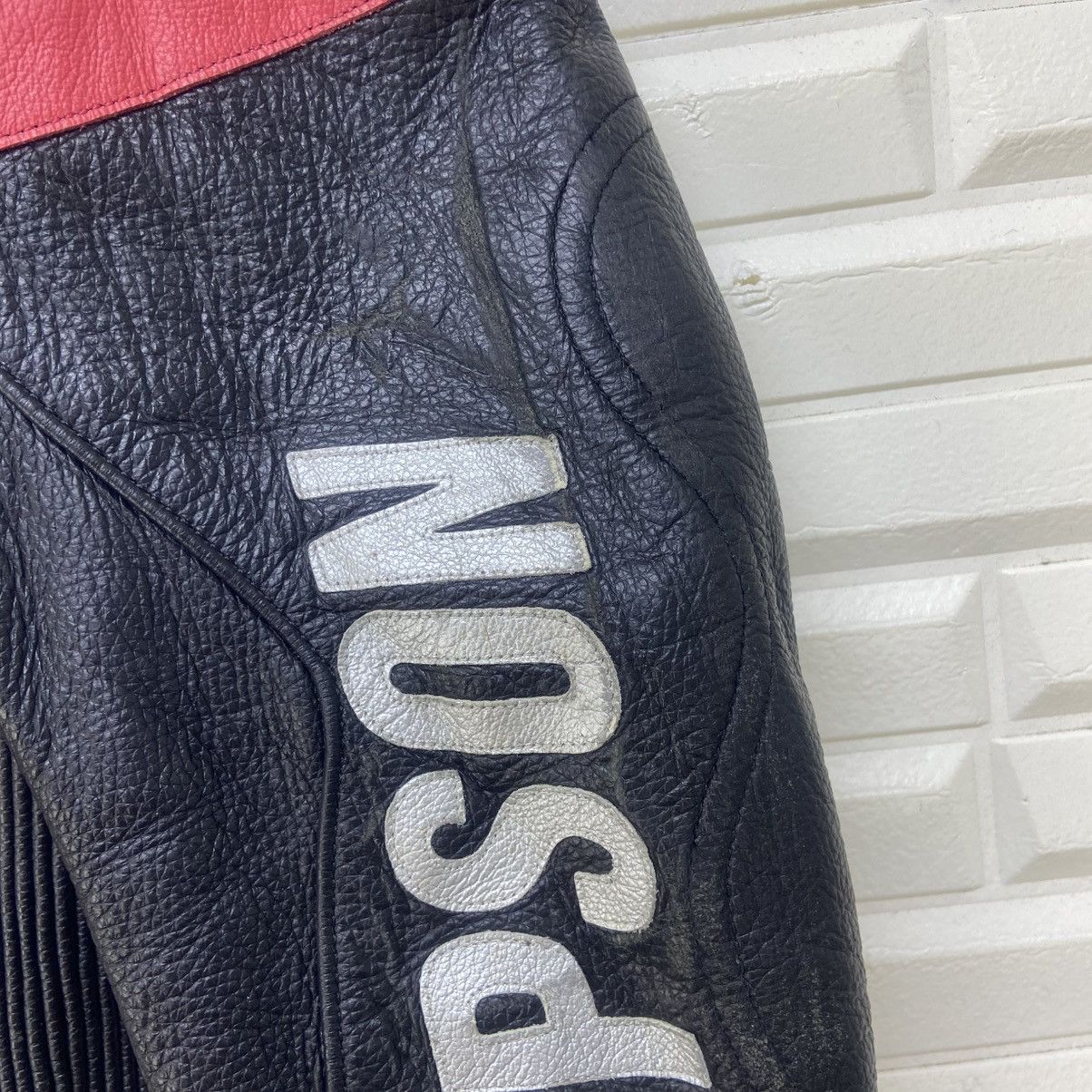 Other Simpson Racing North Carolina U.S.A Leather Biker Jacket Size US S / EU 44-46 / 1 - 13 Thumbnail