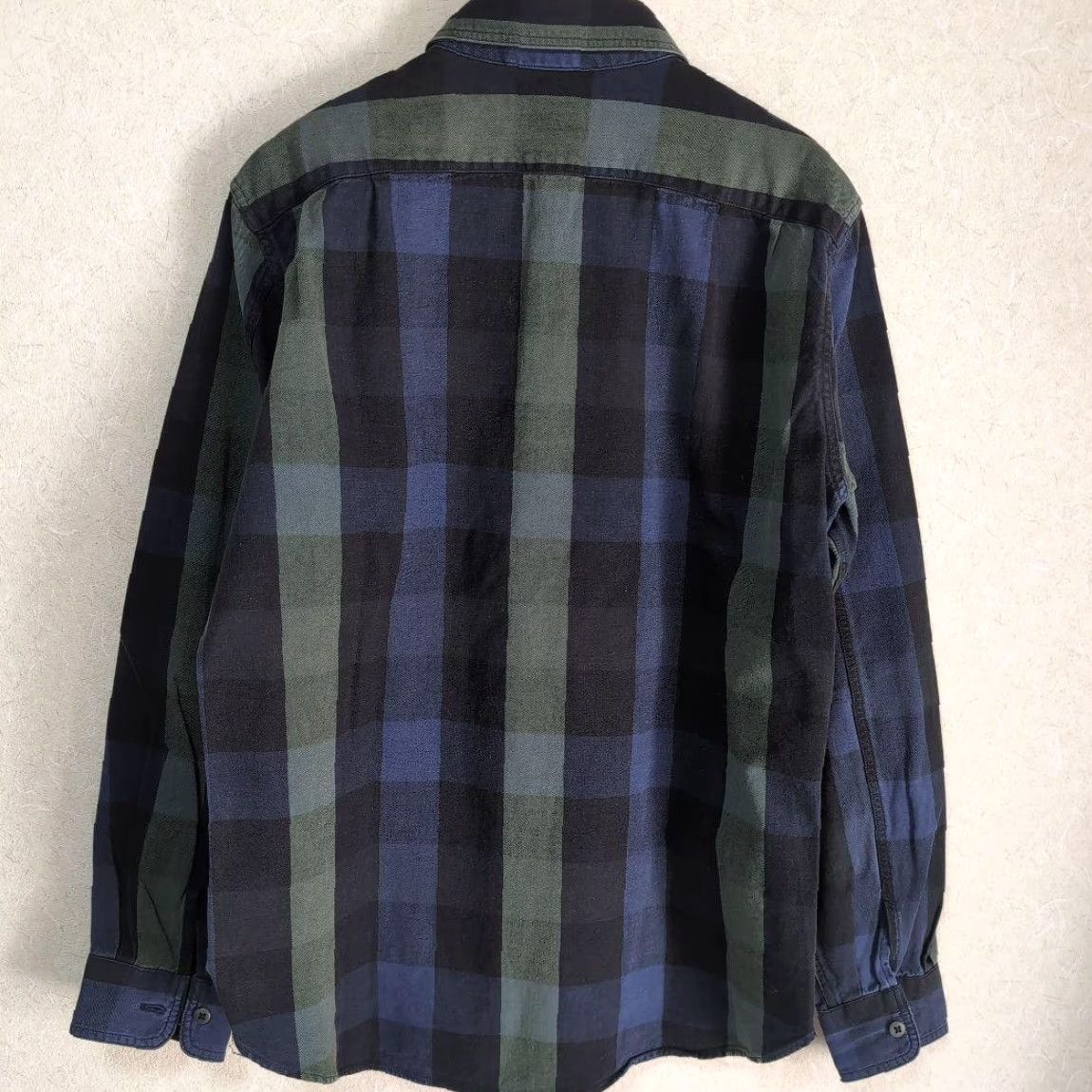 Vintage 45Rpm Big Check Pullover Shirt Size: 3 Navy Green Black Size US S / EU 44-46 / 1 - 4 Thumbnail
