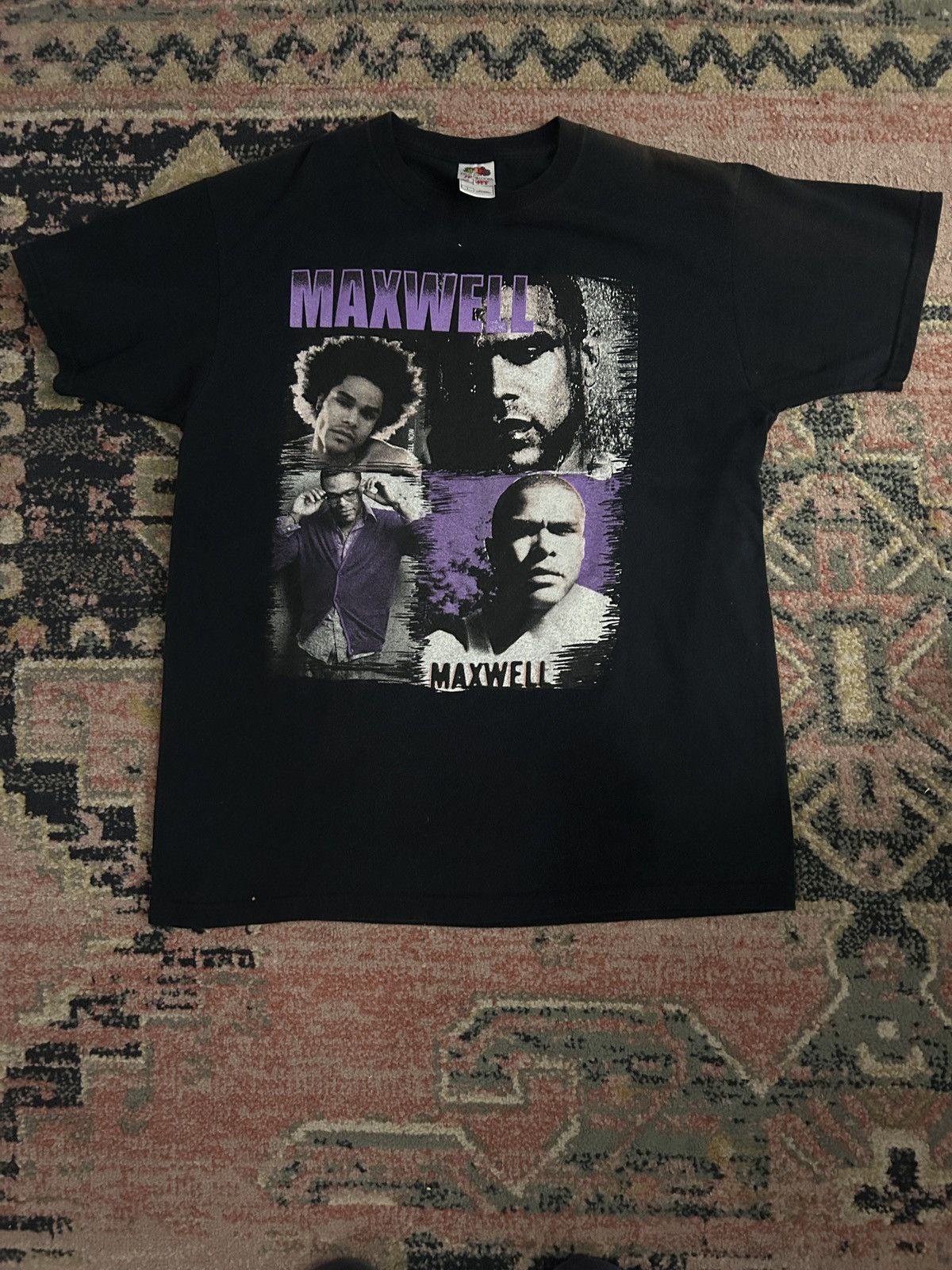 Vintage Vintage Maxwell Live 08 Tour T-Shirt Size US L / EU 52-54 / 3 - 1 Thumbnail