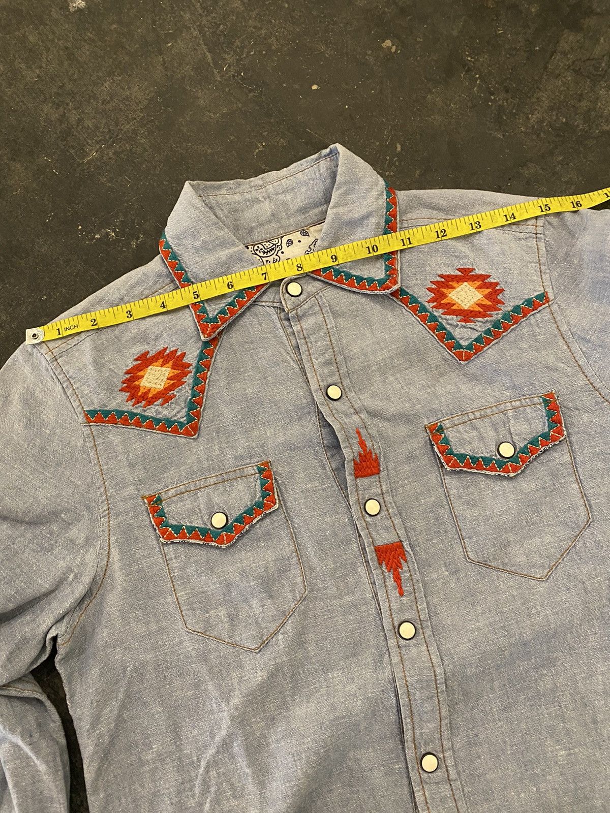 Beauty Beast × Japanese Brand × Other Nassau County chambray jeans button shirt Size US M / EU 48-50 / 2 - 11 Thumbnail