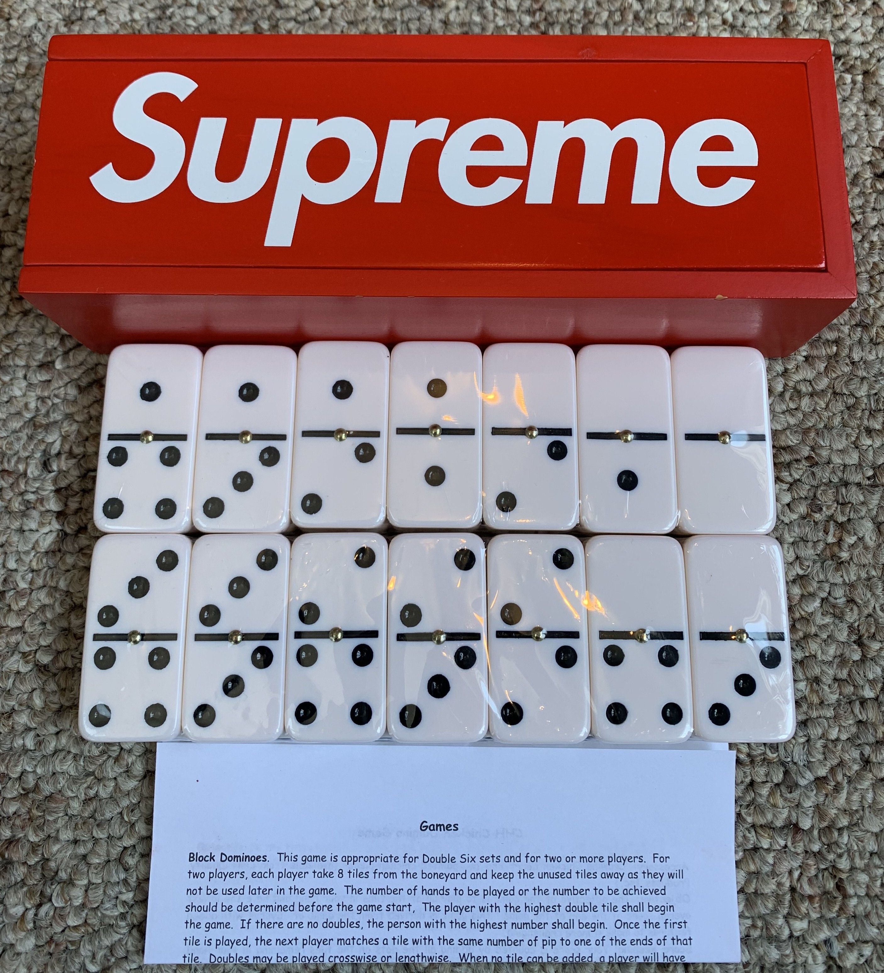 Supreme NEW F/W 2012 Supreme Domino Set Size ONE SIZE - 2 Thumbnail
