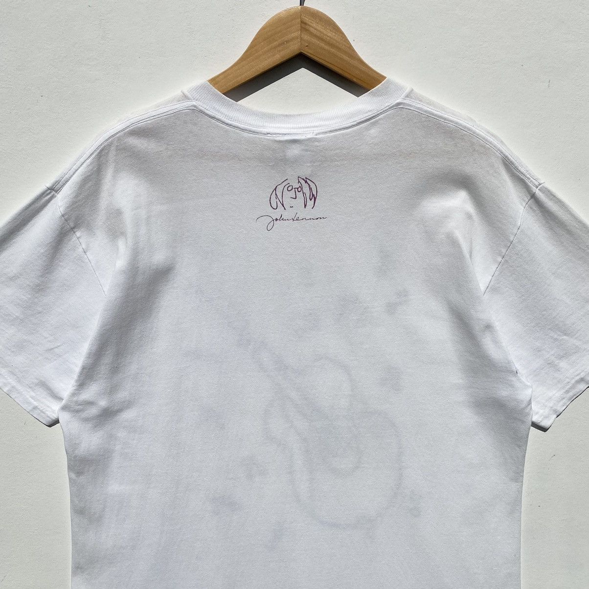 Band Tees × Vintage Vintage 90s John Lenon Singer-songwriter and musician Shirt Size US L / EU 52-54 / 3 - 7 Thumbnail