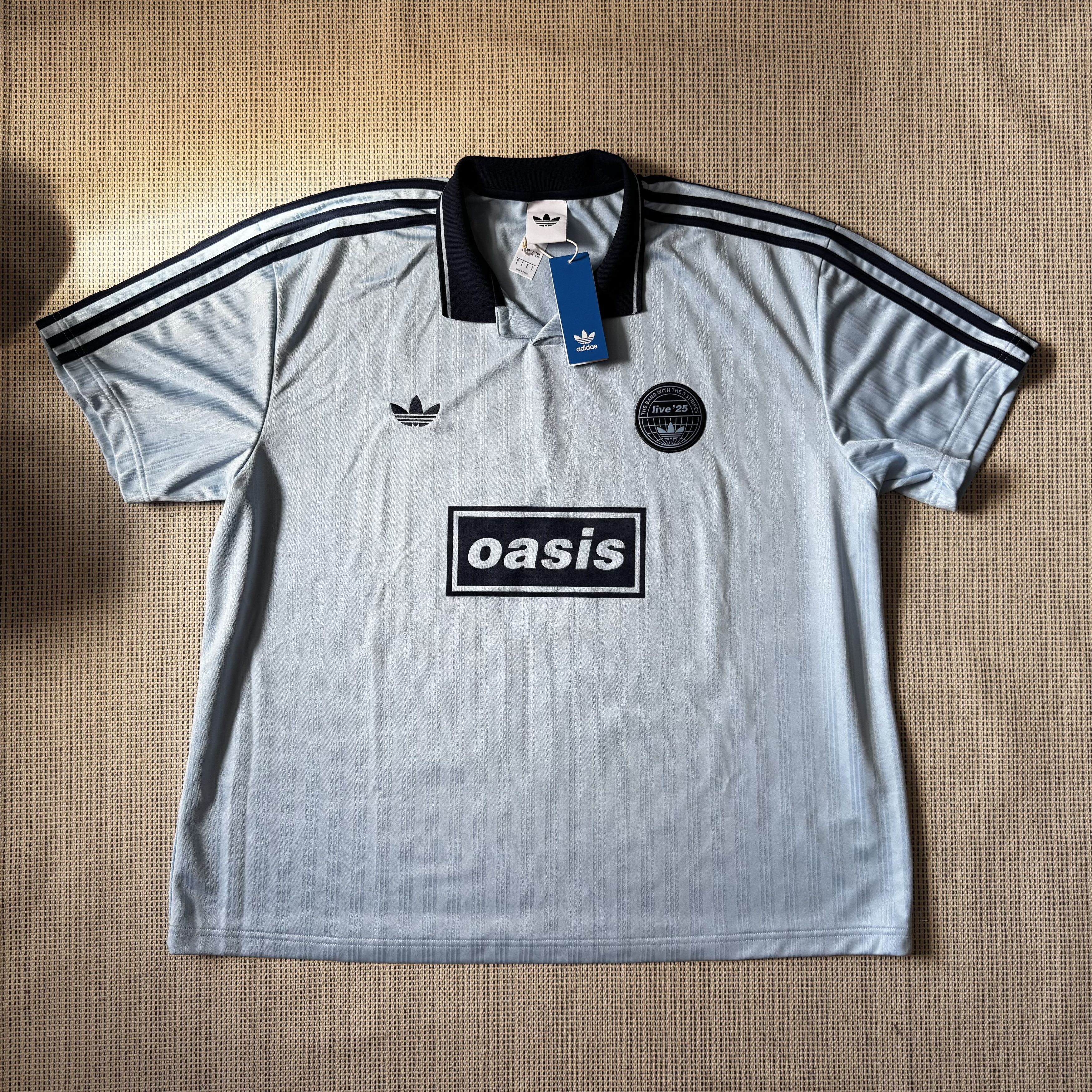 Oasis × adidas Live25 Football London Live '25 adidas Football Shirt Sky Blue – Oasis Live '25
