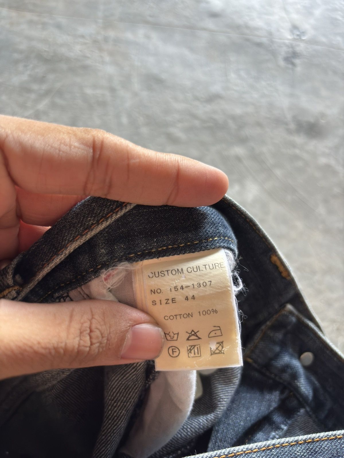 If Six Was Nine CUSTOM CULTURE distressed flare sashiko boro kapital style Size US 30 / EU 46 - 7 Thumbnail