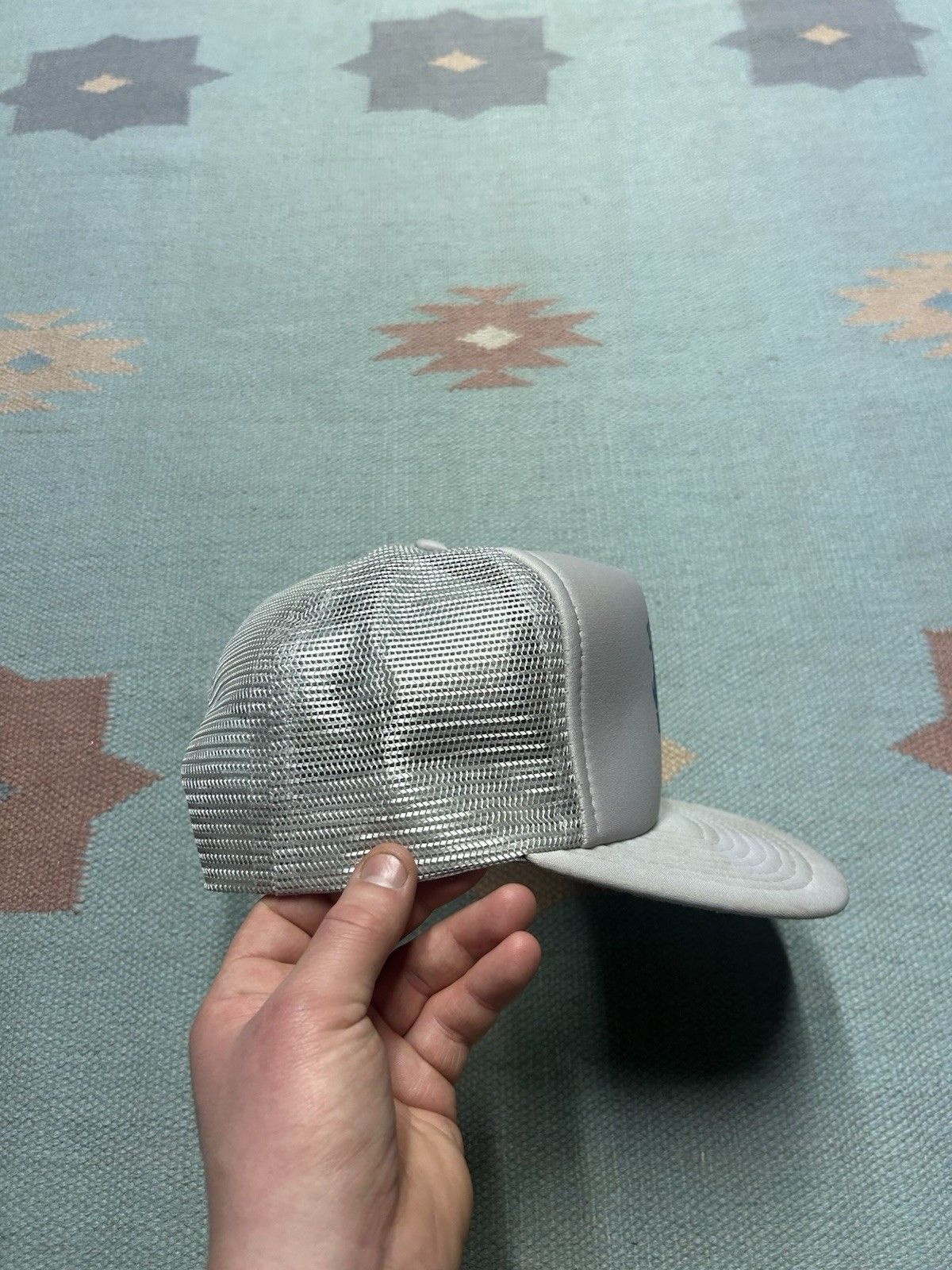 Vintage Vtg trucker hat mesh J&J truck equipment repair gray snapbac Size ONE SIZE - 8 Thumbnail