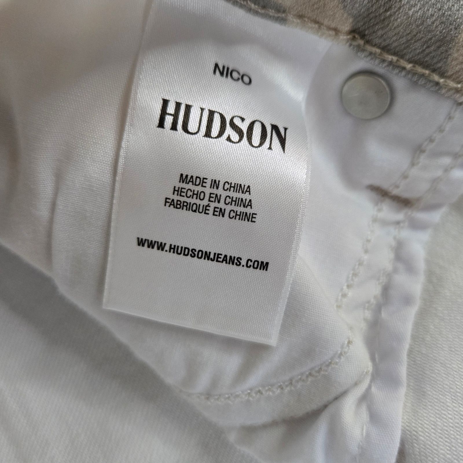 Hudson Hudson Nico Camo Straight Leg Jeans Size 33 Size 33" - 8 Thumbnail
