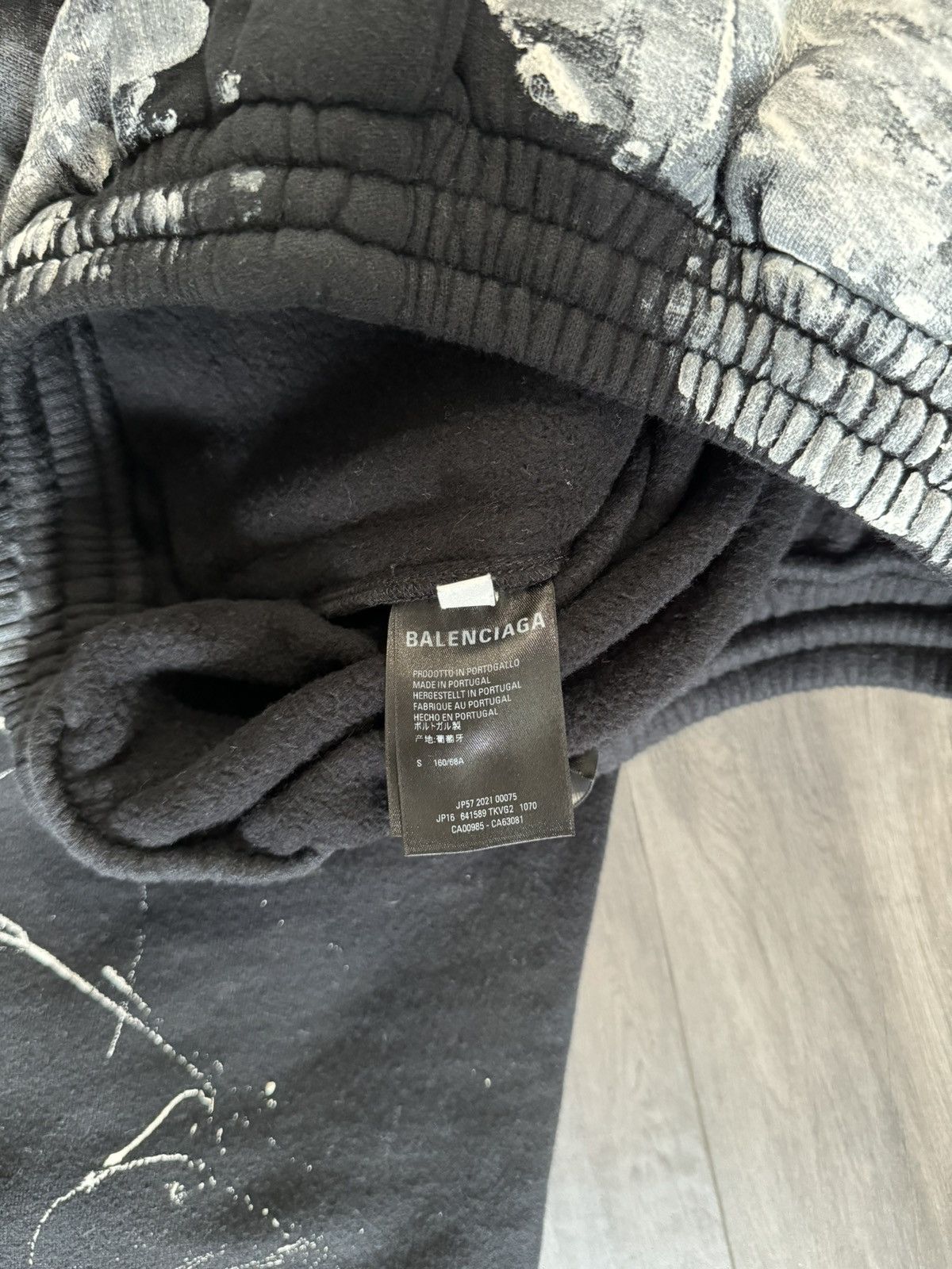Balenciaga Balenciaga Black Painter Flare Sweatpant Size US 30 / EU 46 - 5 Thumbnail