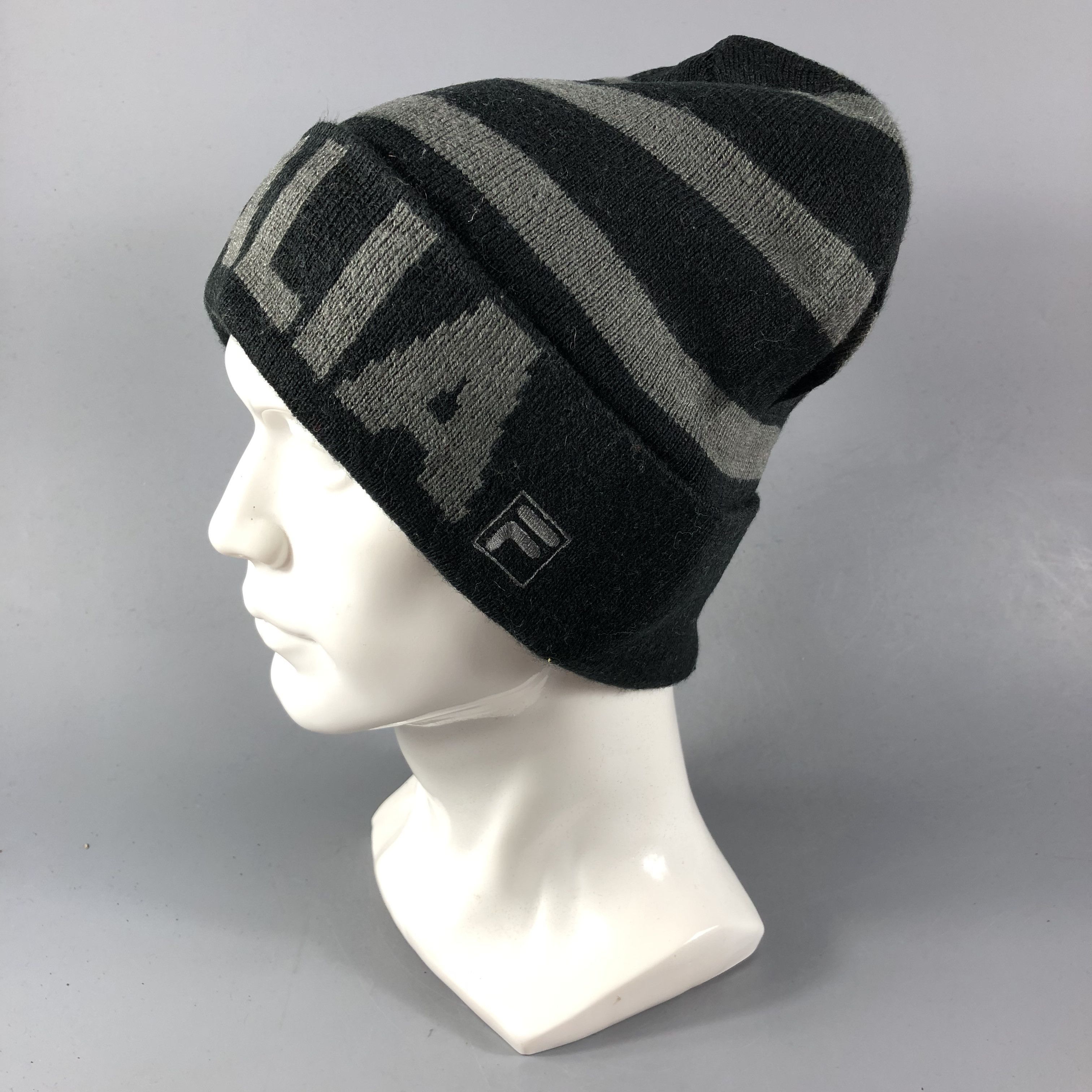 Fila Fila Italia Striped Beanie Snowcap Snow Hat B601 Size ONE SIZE - 2 Thumbnail