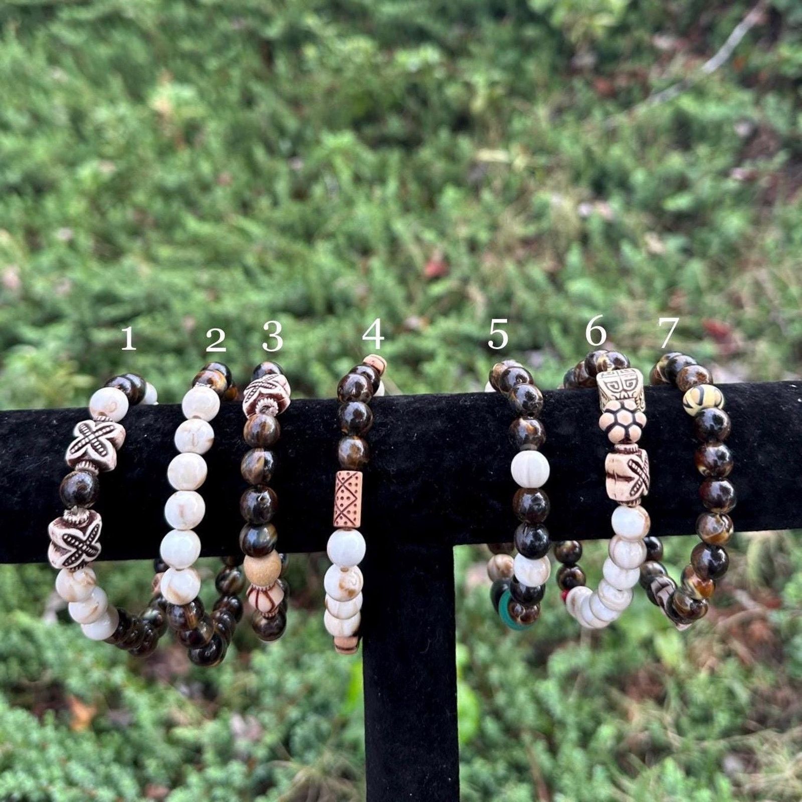 Other African handcarved ethnic tribal beaded bracelets Size ONE SIZE - 1 Thumbnail