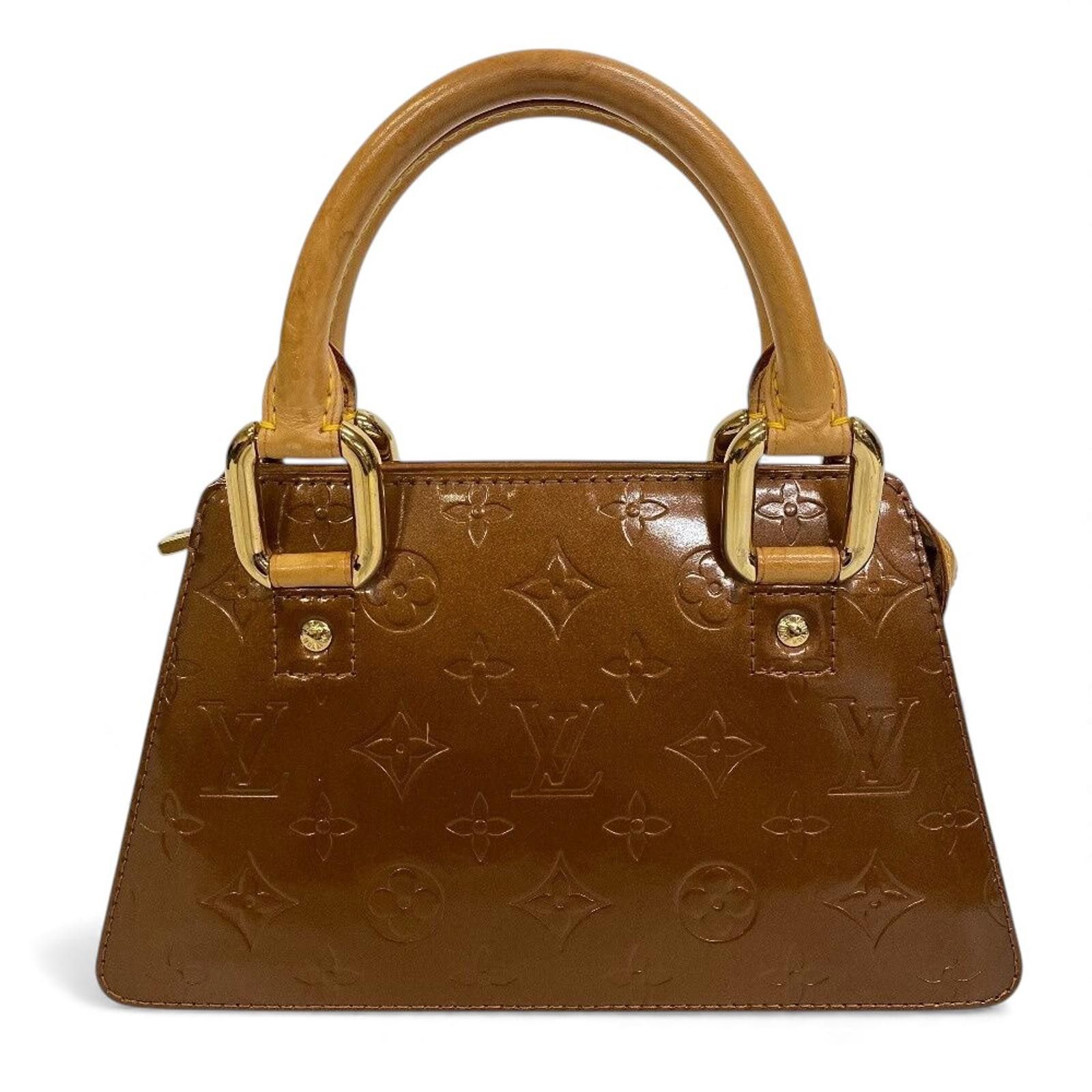 Louis Vuitton Louis Vuitton - Vernis Leather Satchel Bag Brown Size ONE SIZE - 9 Thumbnail