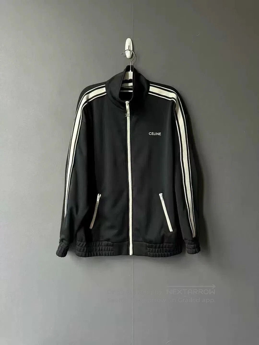 Celine celine black and white striped school jacket. Size US XS / EU 42 / 0 - 1 Thumbnail
