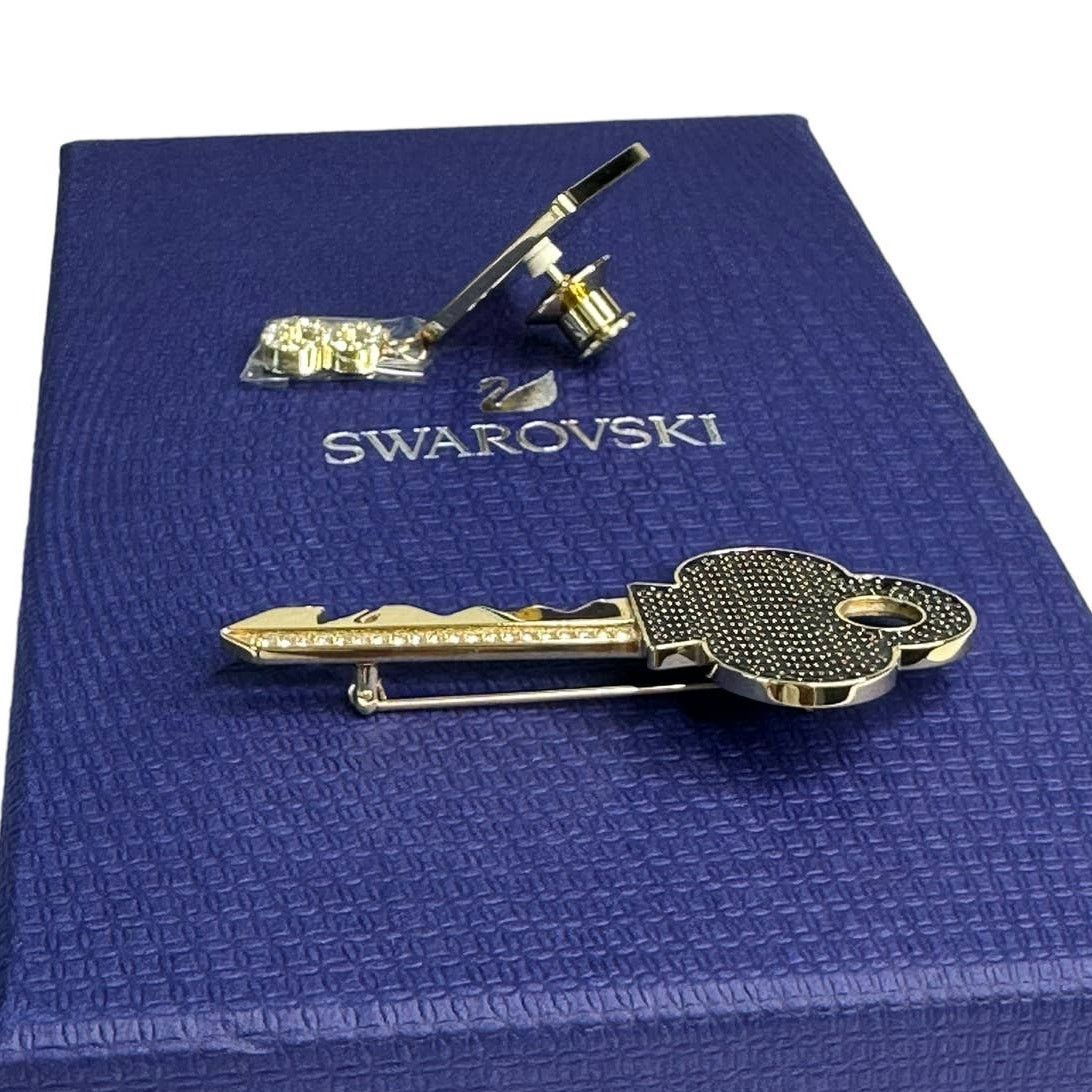 Swarovski Swarovski 2-Piece Key Brooch & Ace Pin Set Size ONE SIZE - 2 Thumbnail