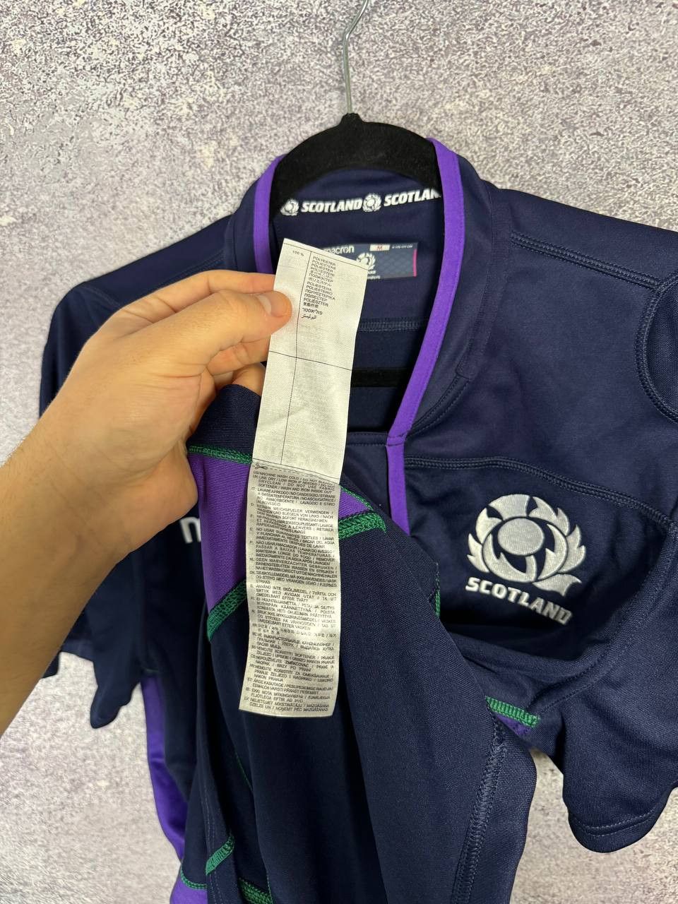 Macron Macron Men's Rugby Union Scotland 2018/19 Medium Jersey Size US M / EU 48-50 / 2 - 11 Thumbnail