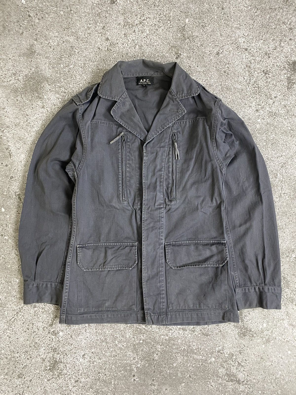 A.P.C. Apc hbt military chore zipper jacket Size US S / EU 44-46 / 1 - 1 Thumbnail