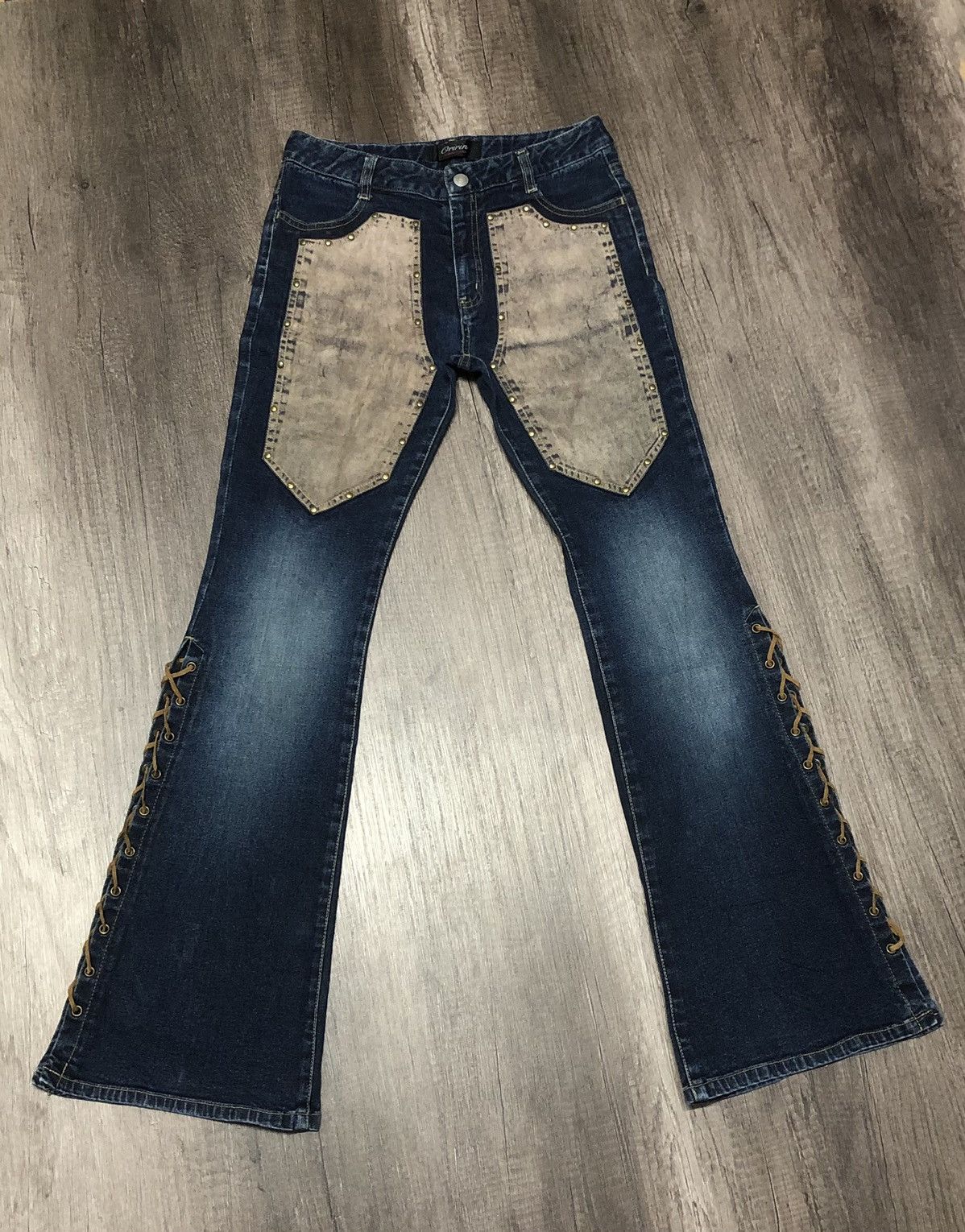 Designer × Japanese Brand VINTAGE ORIRIN FLARE JEANS JAPANESE BRAND Size 27" / US 4 / IT 40 - 3 Thumbnail