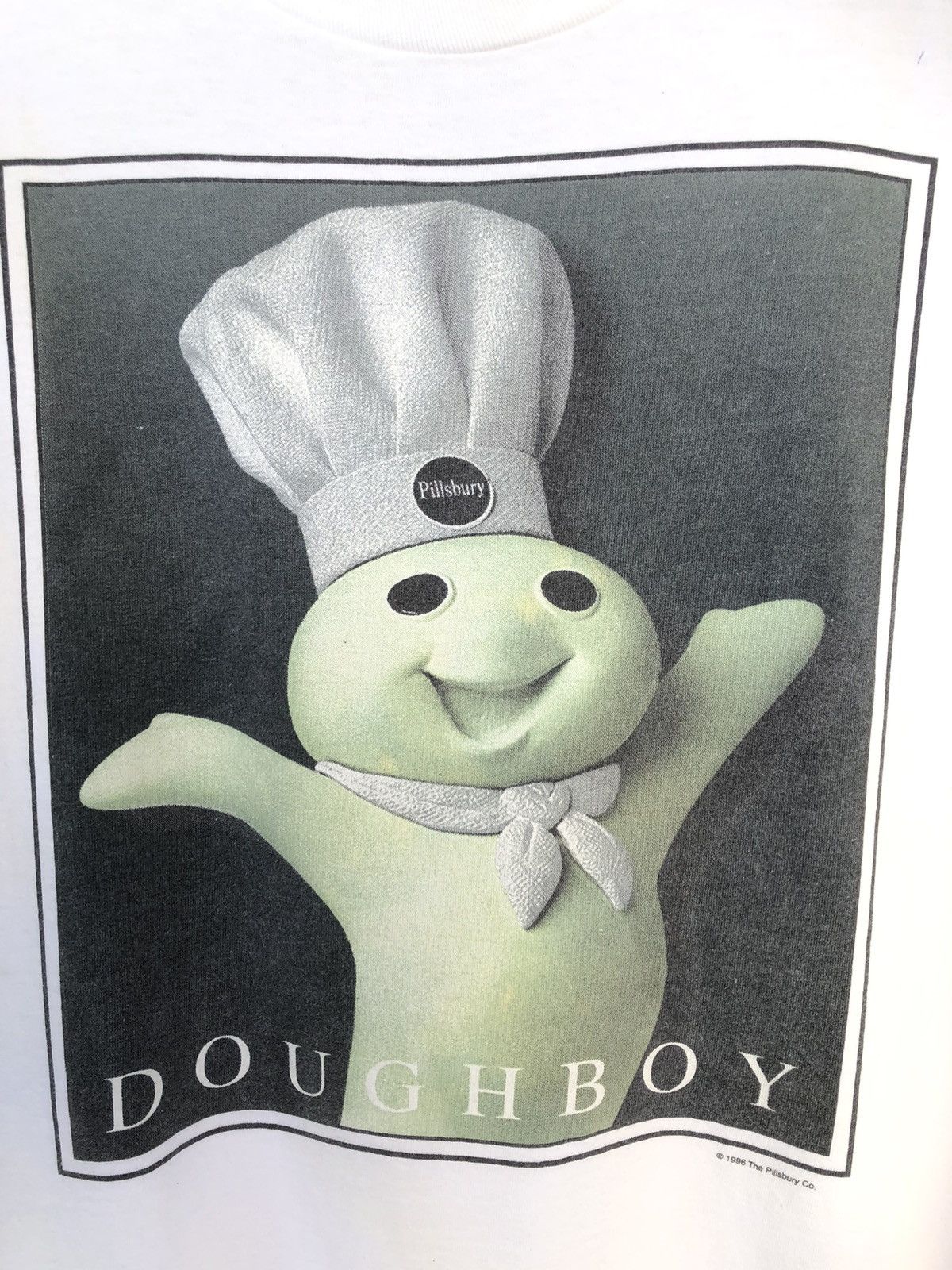 Vintage Vintage 90s DOUGHBOY Cartoon Advertising Tee Size US L / EU 52-54 / 3 - 3 Thumbnail
