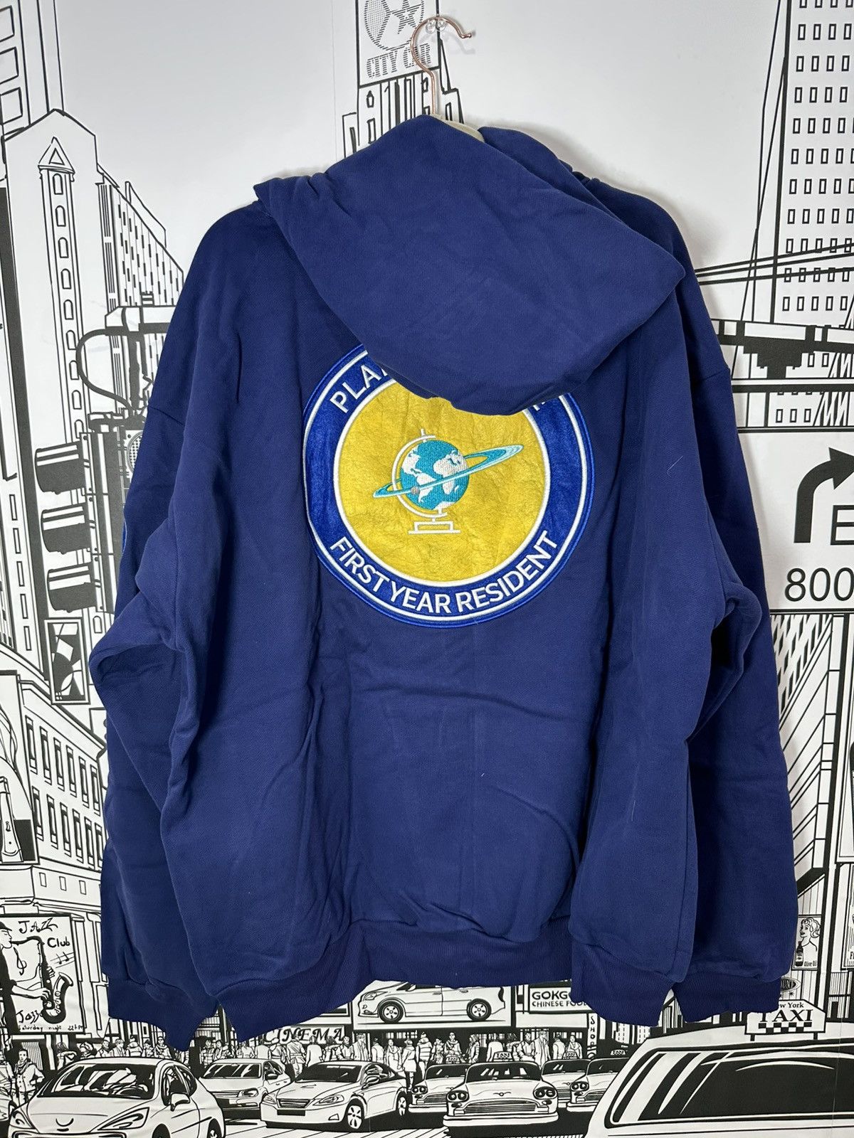 Other Planet Purple Varsity FYR Hoodie XL Blue Size US XL / EU 56 / 4 - 4 Thumbnail