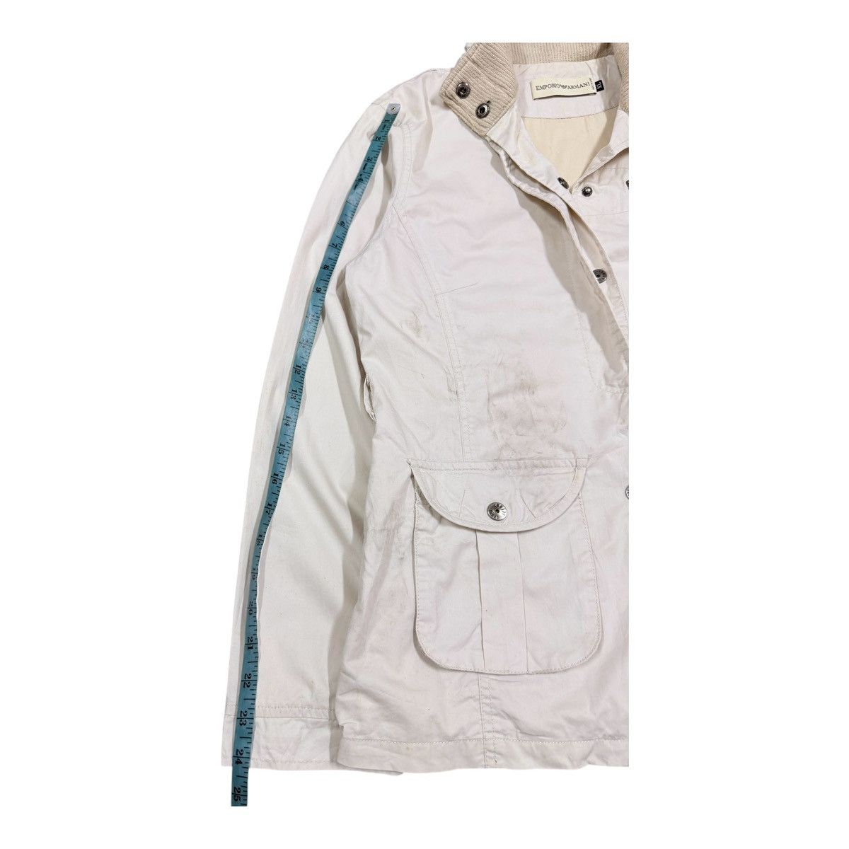 Emporio Armani Emporio Armani Field Cotton Jacket Made In Italy Size XL / US 12-14 / IT 48-50 - 10 Thumbnail