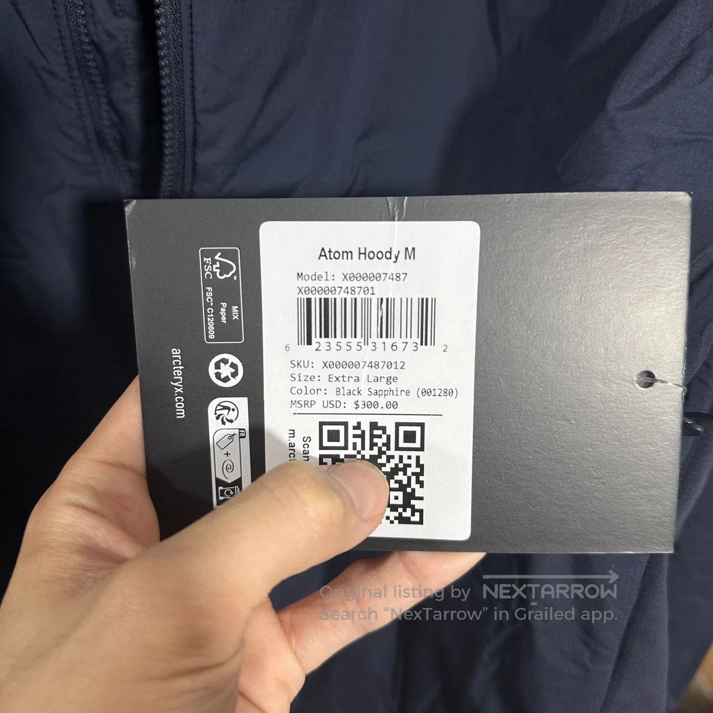 Arc'teryx Arcteryx Atom Hoody Jacket XL. Size US XL / EU 56 / 4 - 6 Thumbnail