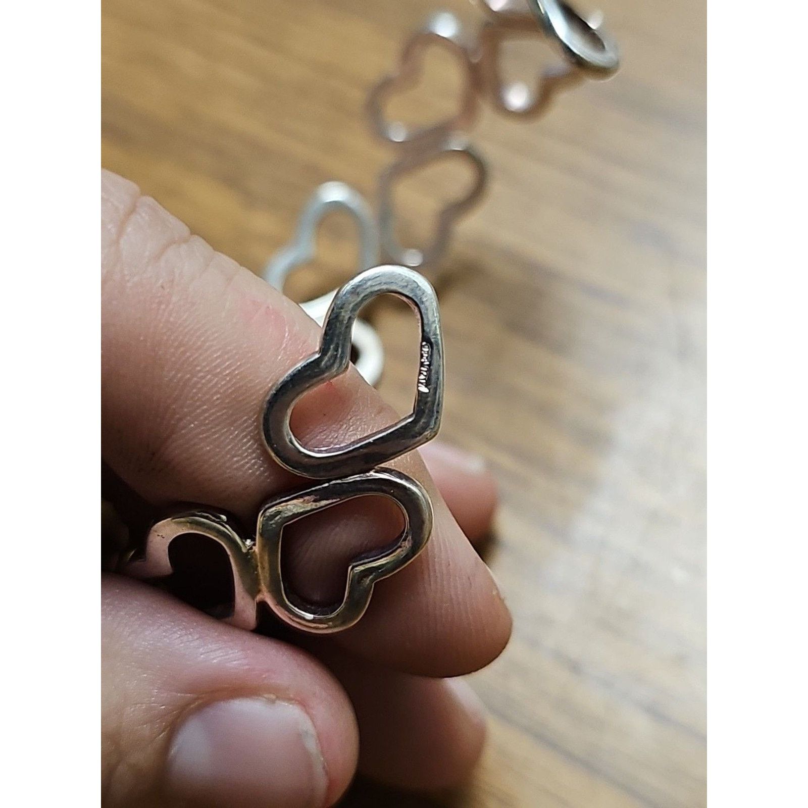 Other Heart Cuff Bracelet, 925 Silver Sterling Heart Jewelry Size ONE SIZE - 6 Thumbnail