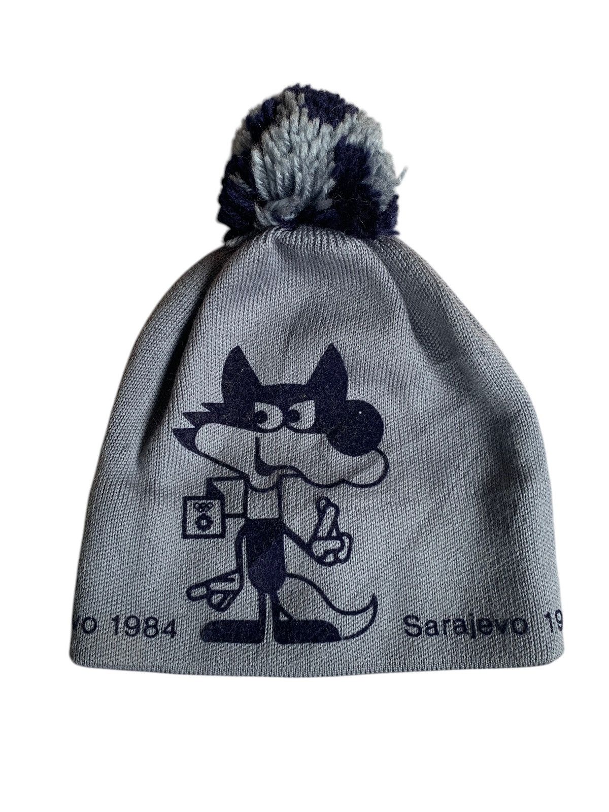 USA Olympics × Vintage VINTAGE OLYMPIC SARAJEVO 1984 WINTER SESSIONS BEANIE HATS Size ONE SIZE - 2 Thumbnail