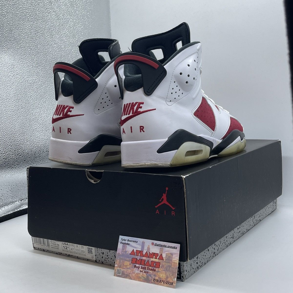 Jordan Brand Air jordan 6 carmine Size US 12.5 / EU 45-46 - 5 Thumbnail