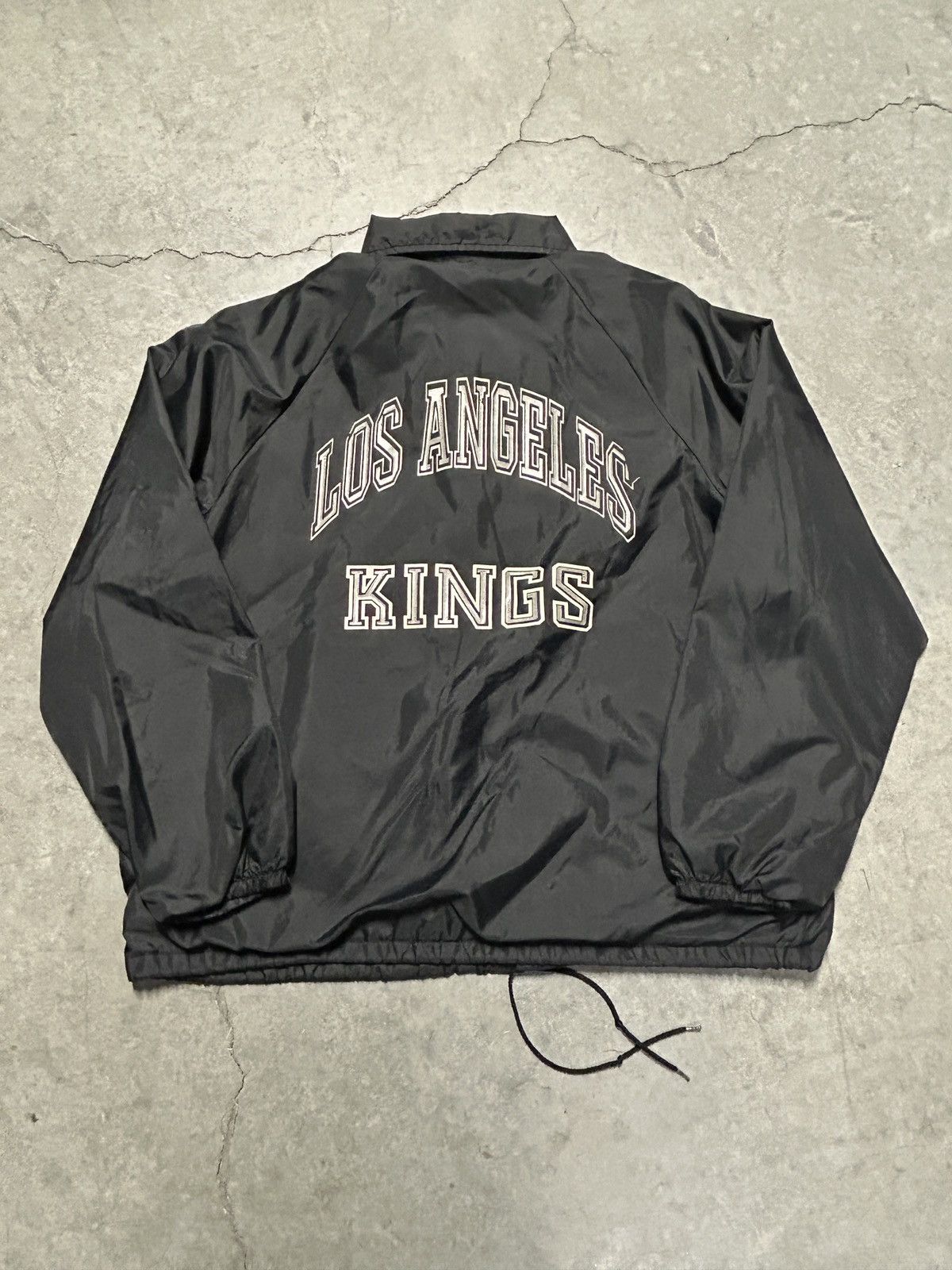 Chalk Line Vintage 90s Los Angeles Kings Fleece Lined Jacket Size US XL / EU 56 / 4 - 4 Thumbnail