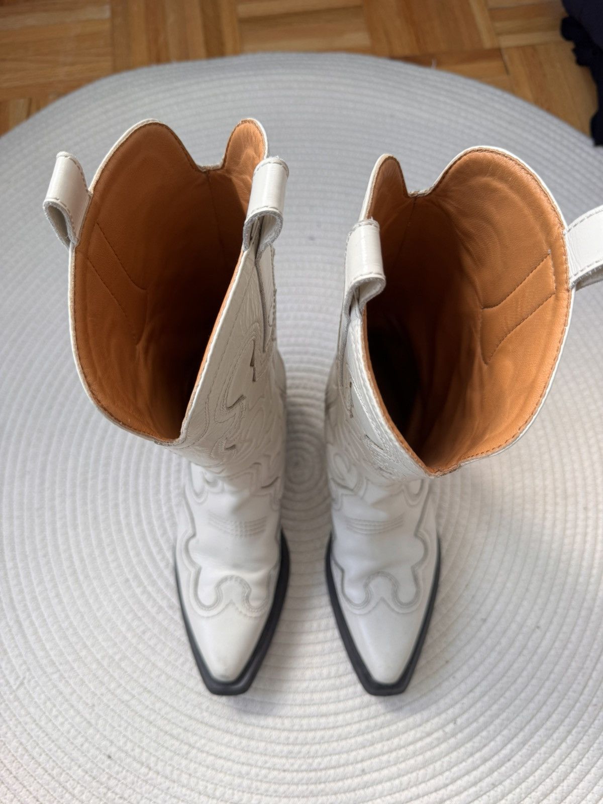 Ganni Ganni Mid Shaft Embroidered Western size EU38 Size US 7.5 / IT 37.5 - 3 Thumbnail