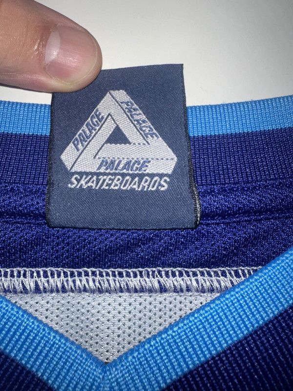 Palace Palace Building Your World Hockey Jersey – Blue – Rare XXL Size US XXL / EU 58 / 5 - 7 Thumbnail