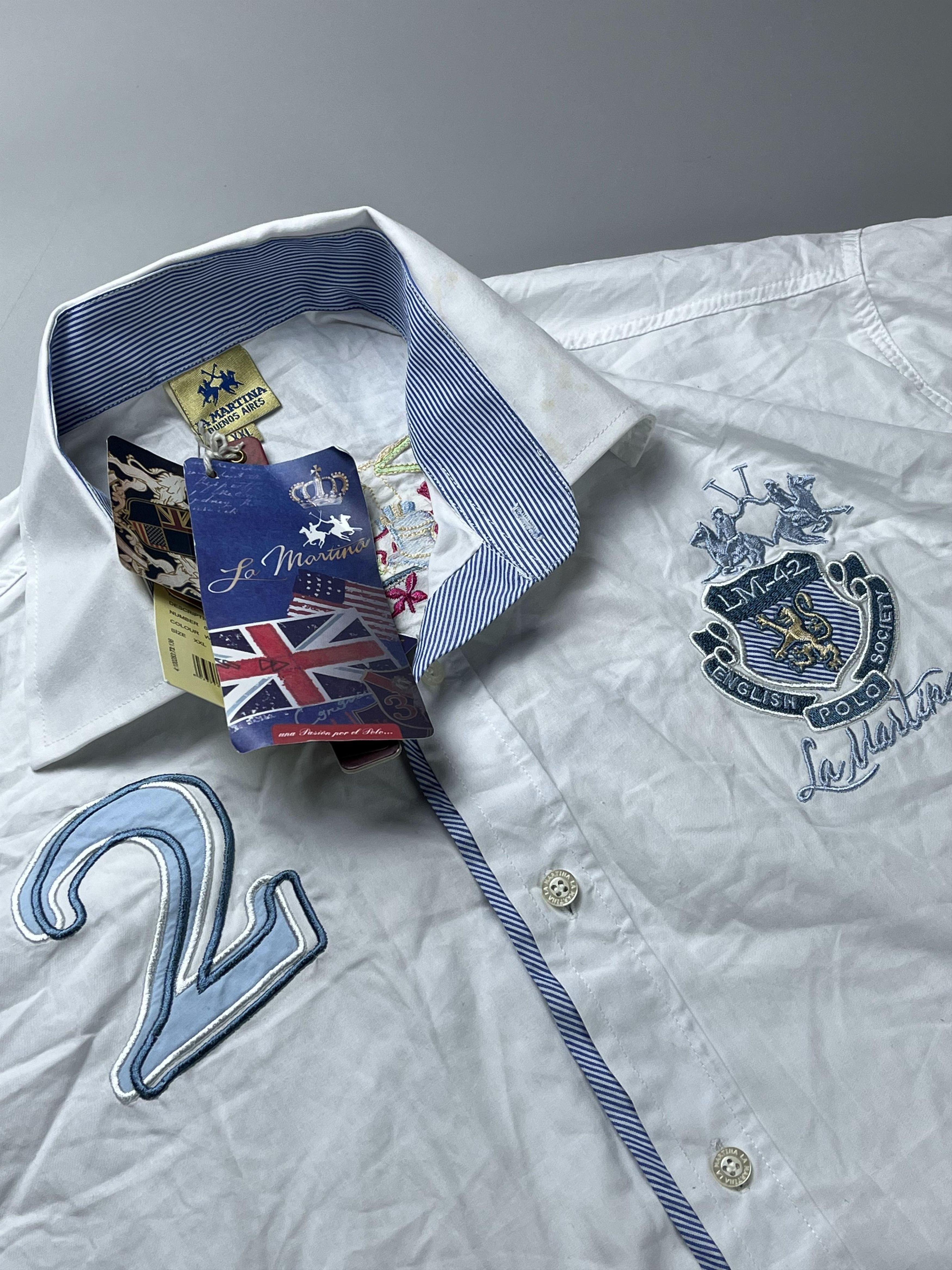 La Martina × Vintage La Martina Vintage Shirt Size US L / EU 52-54 / 3 - 2 Thumbnail