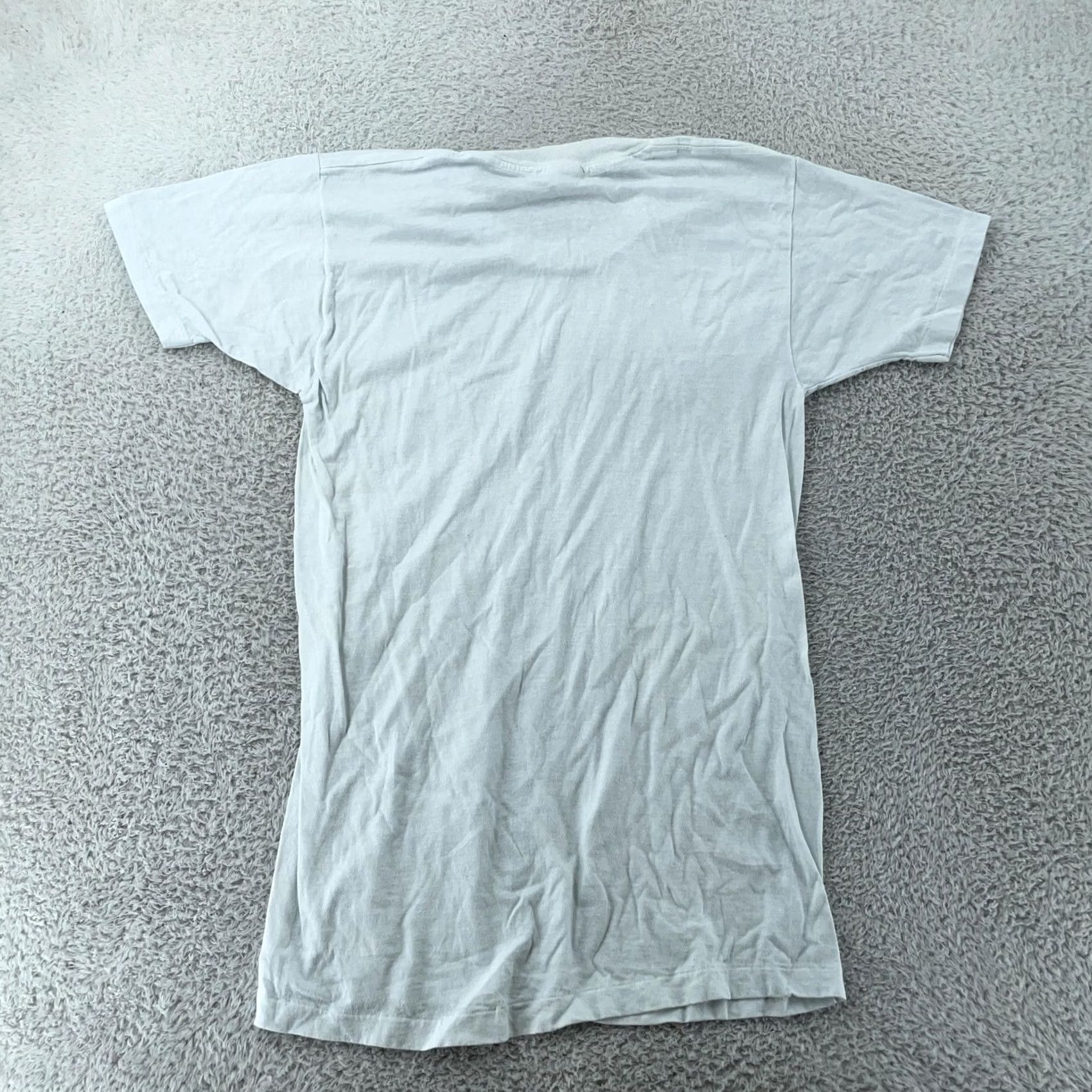 Jockey VINTAGE Distressed 80s Jockey Shirt Mens XS White Power Knit Tee Shirt Mens XS White Jockey Crew Neck Short Sleeve Solid Size US XS / EU 42 / 0 - 5 Thumbnail