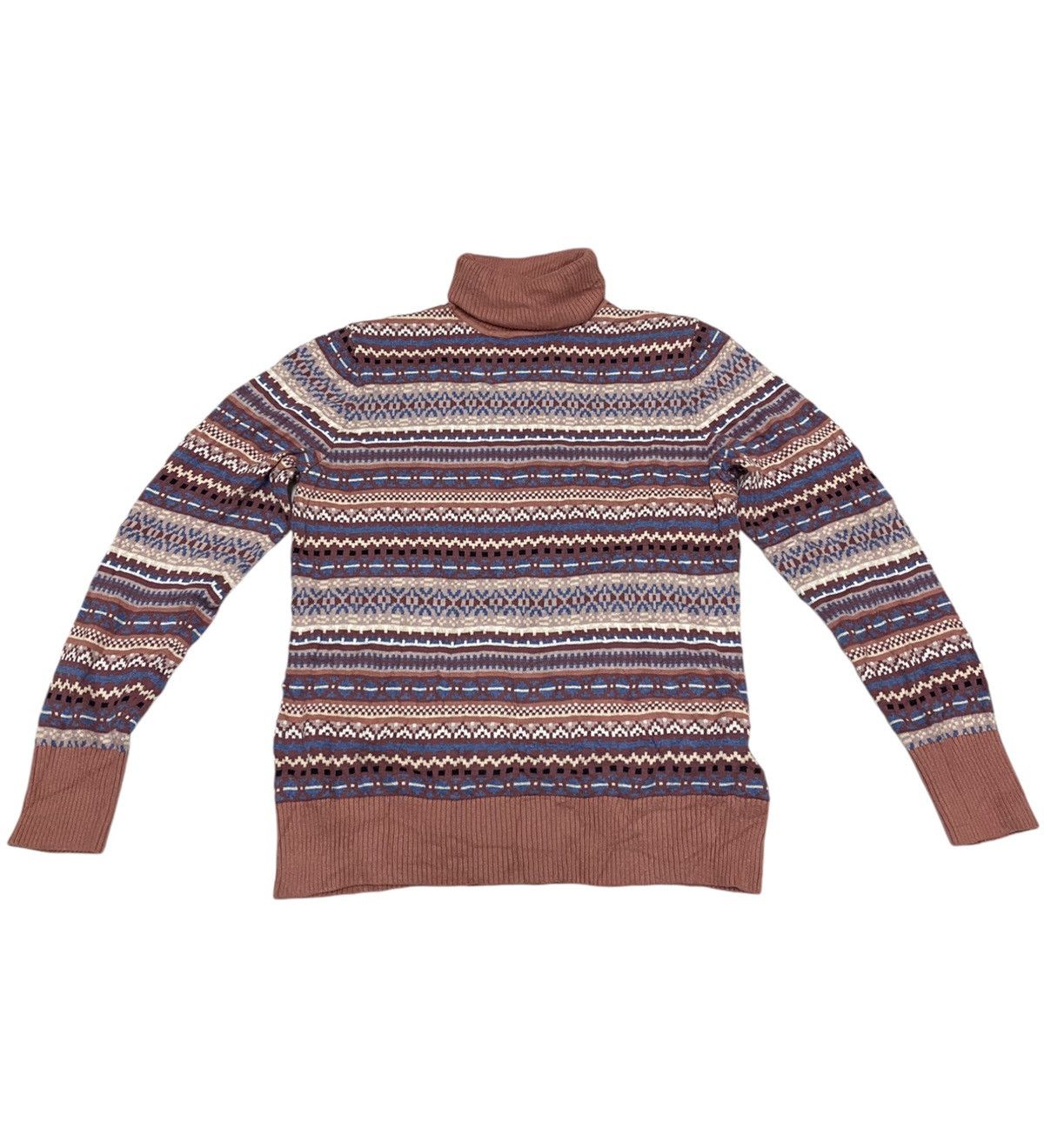 L.L. Bean L.L. Bean Navajo Inspired Turtle Neck Knit Sweater (C3) Size US S / EU 44-46 / 1 - 1 Thumbnail