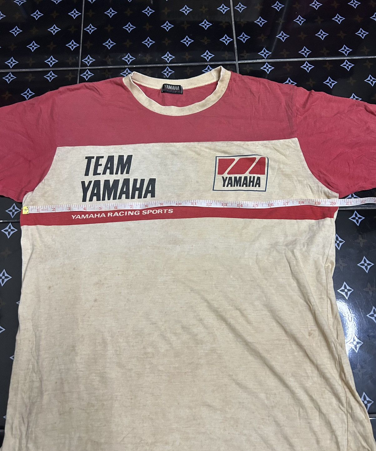 Yamaha Vintage 70s/80s Team Yamaha Racing Sports Ringer T-Shirt Size US XS / EU 42 / 0 - 3 Thumbnail