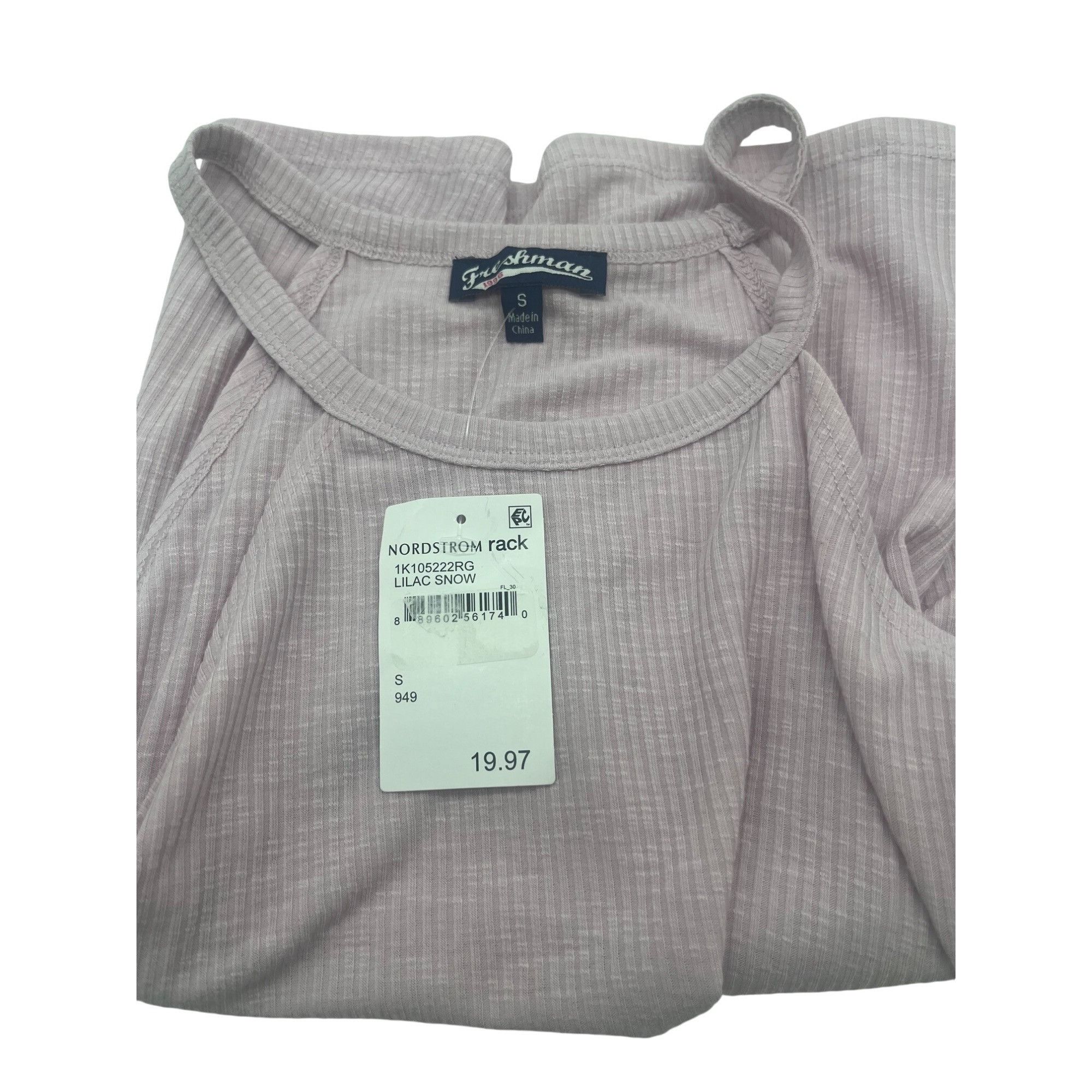 Other Freshman women's Halter Neckline Ribed Swing Tank Top, Lilac Size S / US 4 / IT 40 - 6 Thumbnail