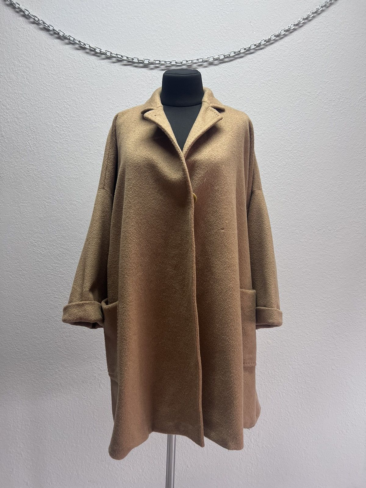 VINTAGE Max Mara LONG Coat wool and angora