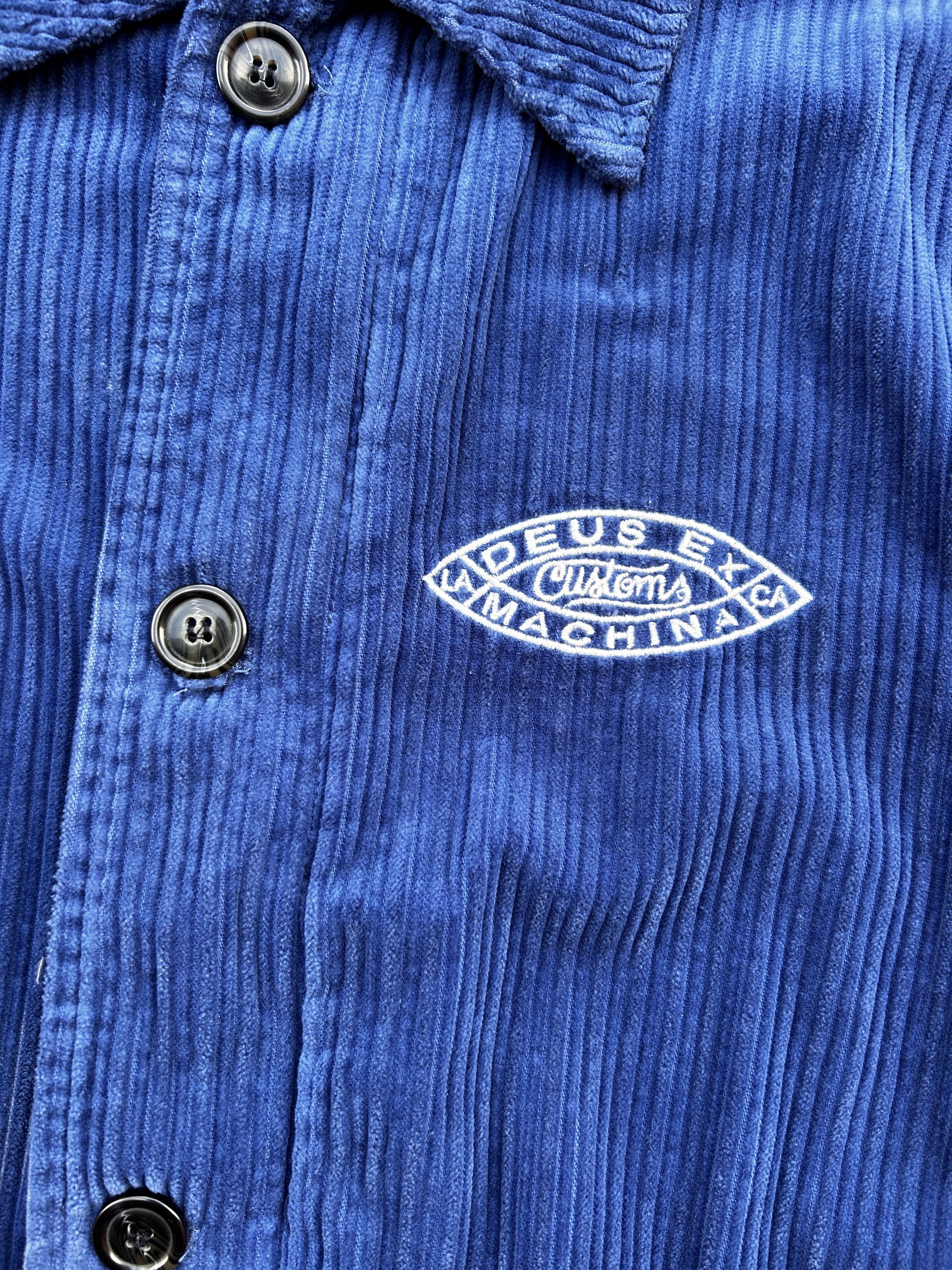 Deus Ex Machina Deus Ex Machina Blue Corduroy Barrel Jacket Size US XL / EU 56 / 4 - 7 Thumbnail