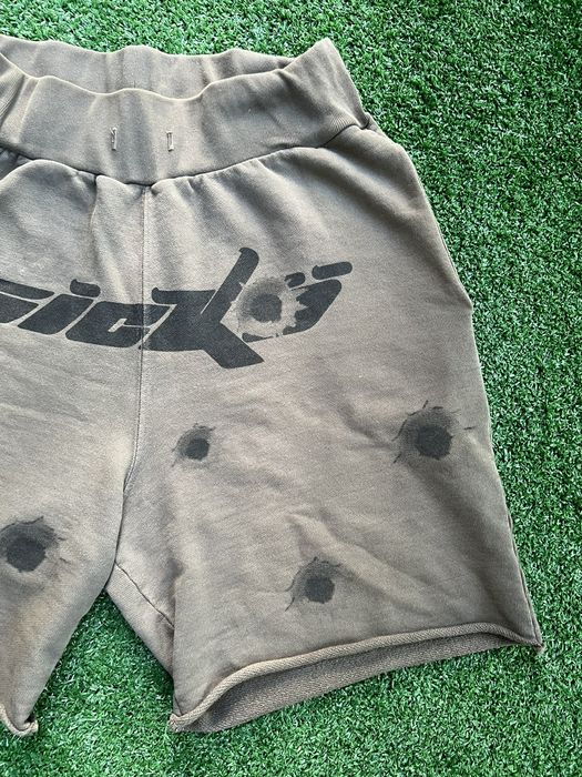 Born From Pain Born From Pain Sicko Bullet hole shorts | Grailed