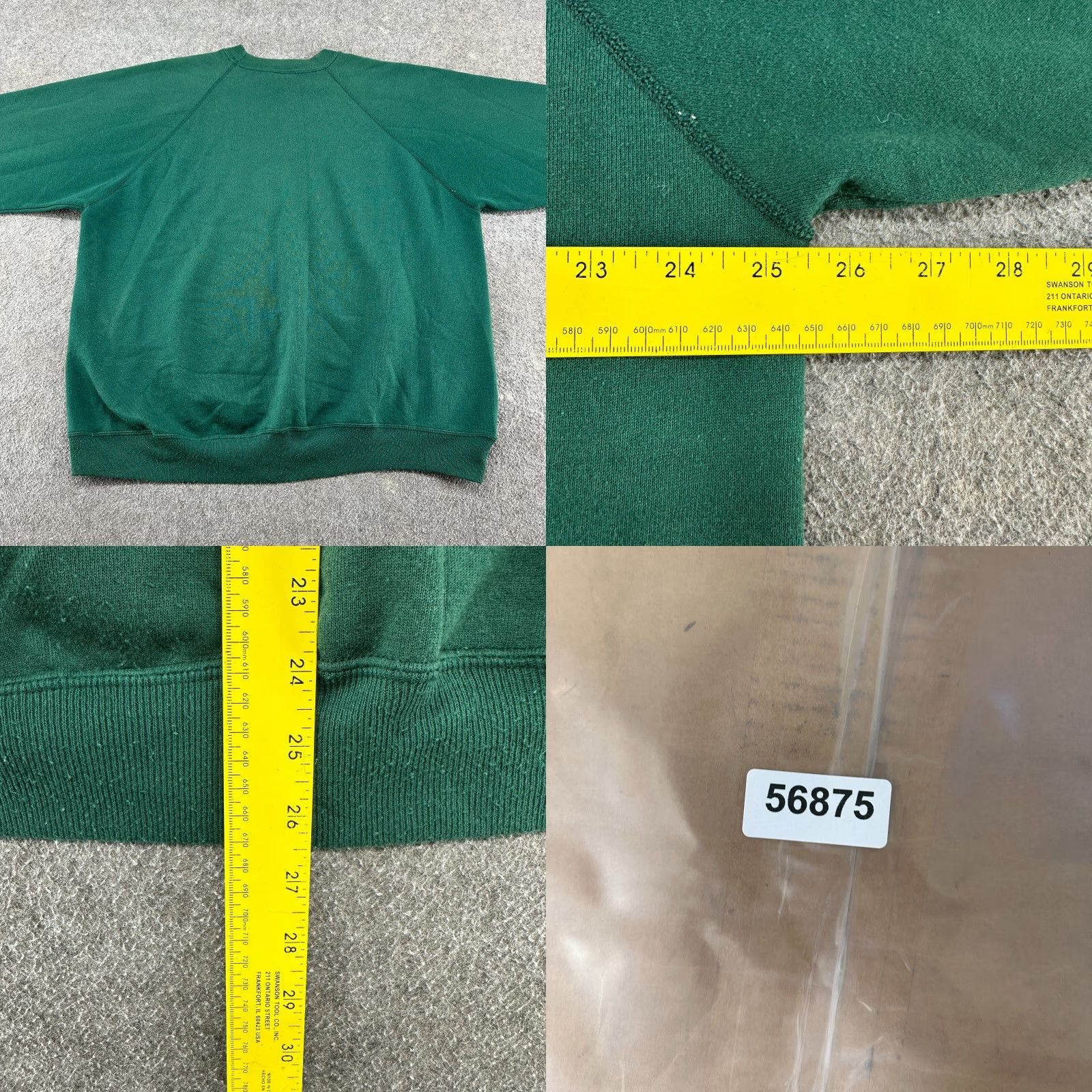 Hanes VINTAGE Wine Sweatshirt Mens 2XL Green Pullover Hanes Cotton 90s City Pullover Sweatshirt Men Green 2XL Size US XXL / EU 58 / 5 - 8 Thumbnail