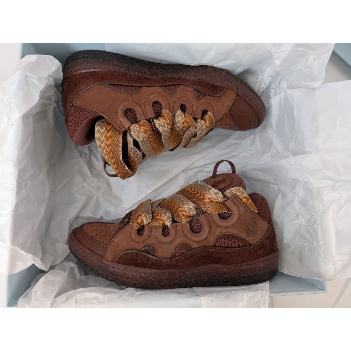 Lanvin o1rshd1 Curb Sneakers in Dark Brown Size US 9 / EU 42 - 16 Thumbnail
