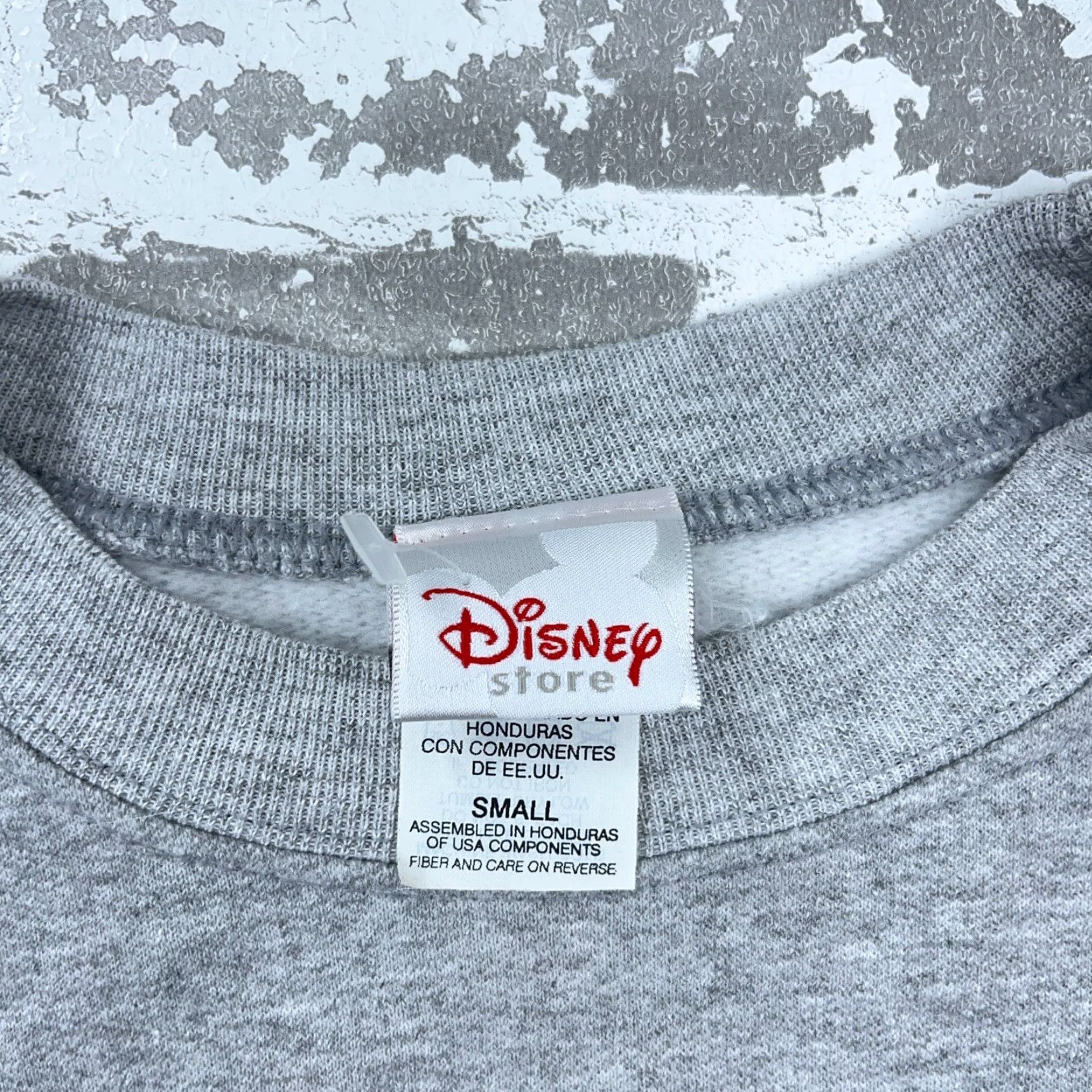 Disney VINTAGE Disney Sweatshirt Men S Gray Crewneck Mickey Logo 80s 90s USA TV Cartoon Chicago Size US S / EU 44-46 / 1 - 3 Thumbnail
